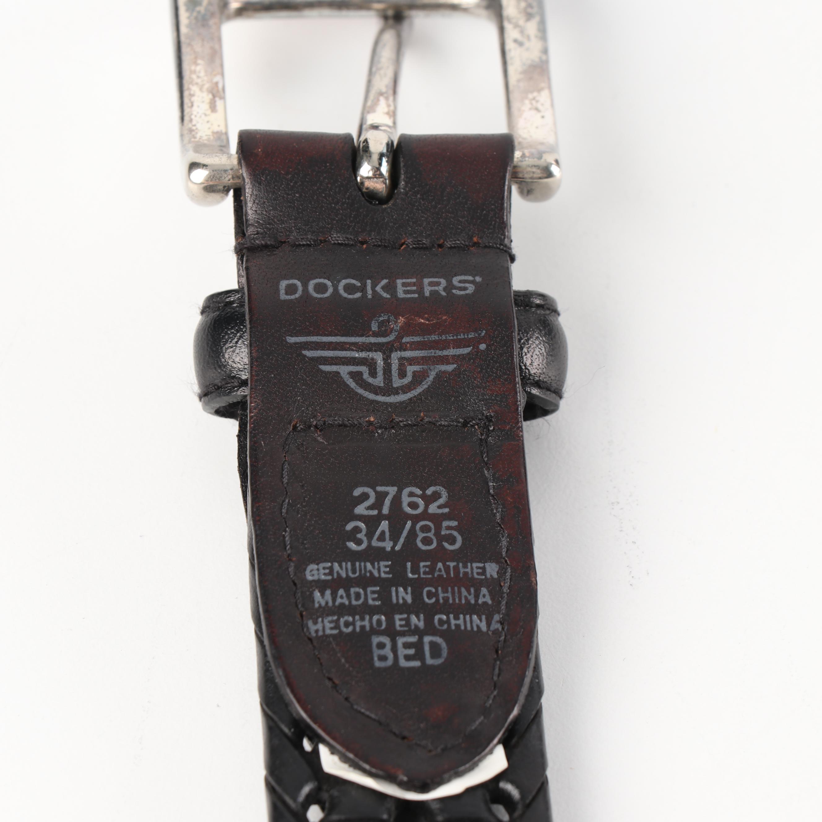 Men's Belts Including Prada, Tony Lama, J.Crew, Aldo and Levi's