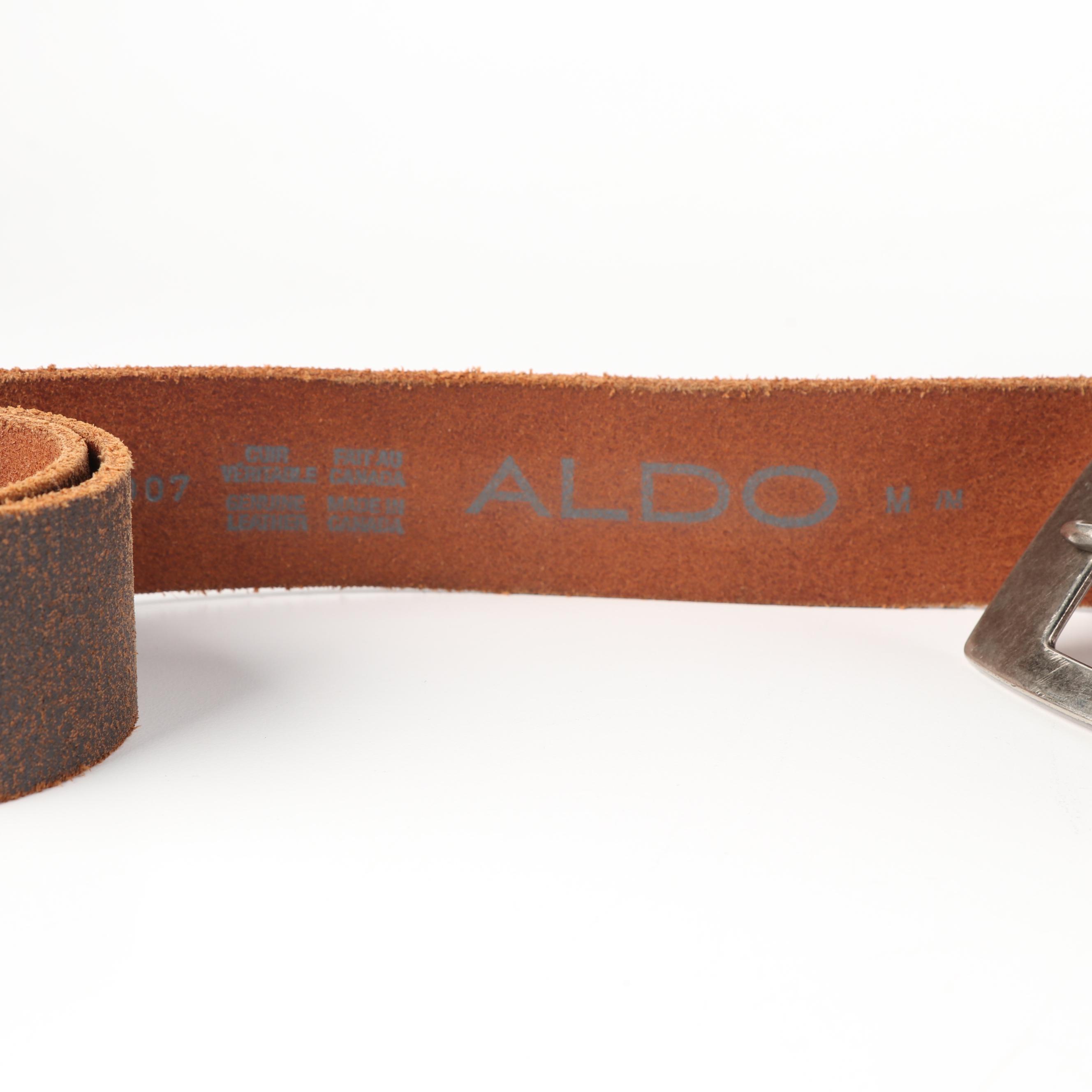 Men's Belts Including Prada, Tony Lama, J.Crew, Aldo and Levi's