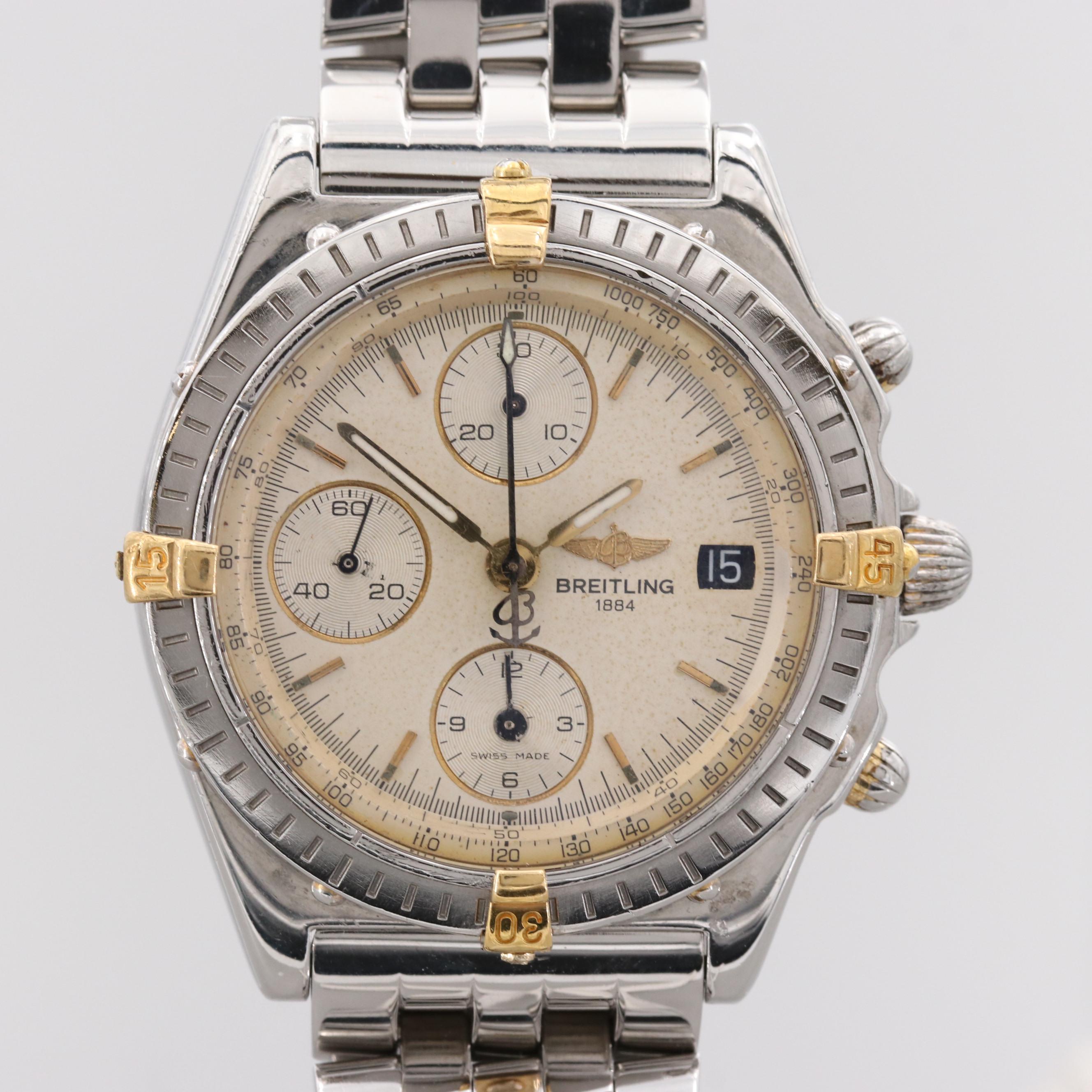 Breitling Chronomat 10 Year Anniversary Edition Stainless Steel Watch,1994