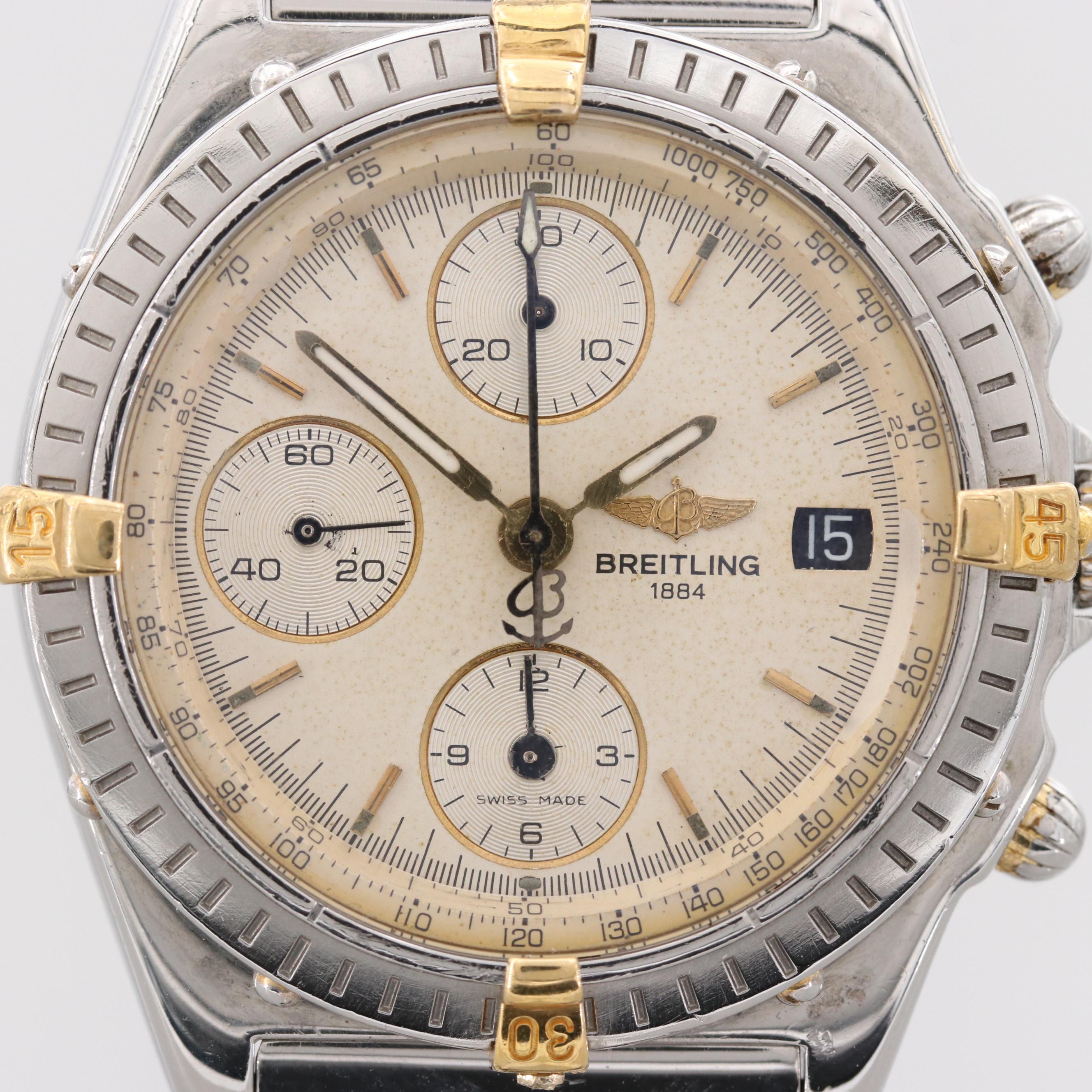 Breitling Chronomat 10 Year Anniversary Edition Stainless Steel Watch,1994