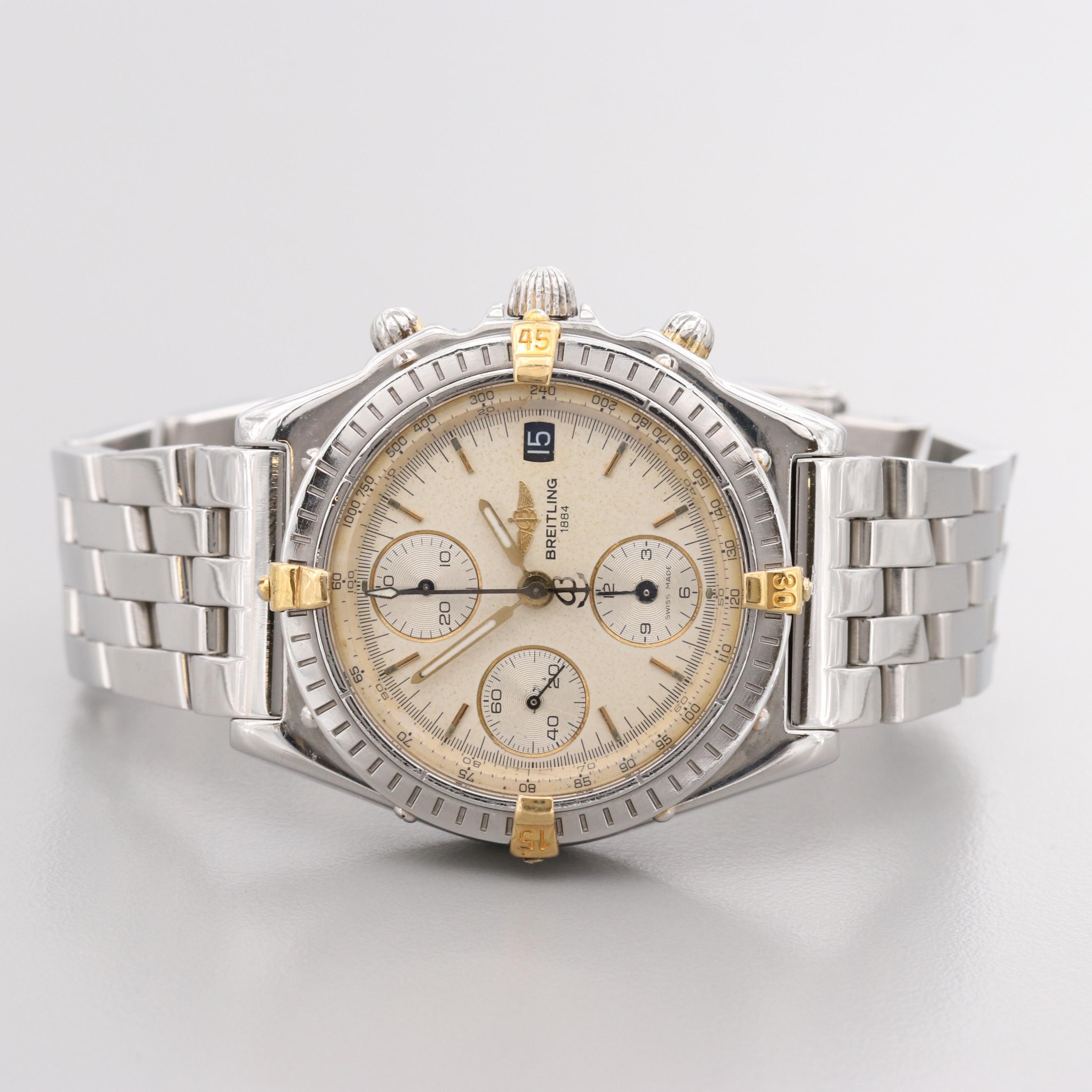 Breitling Chronomat 10 Year Anniversary Edition Stainless Steel Watch,1994