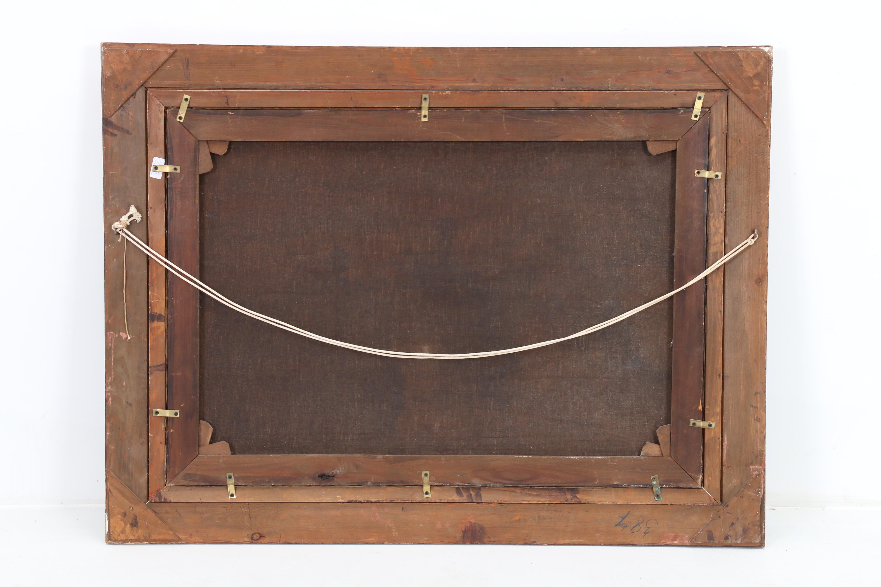 Dutch School Style Landscape Oil Painting