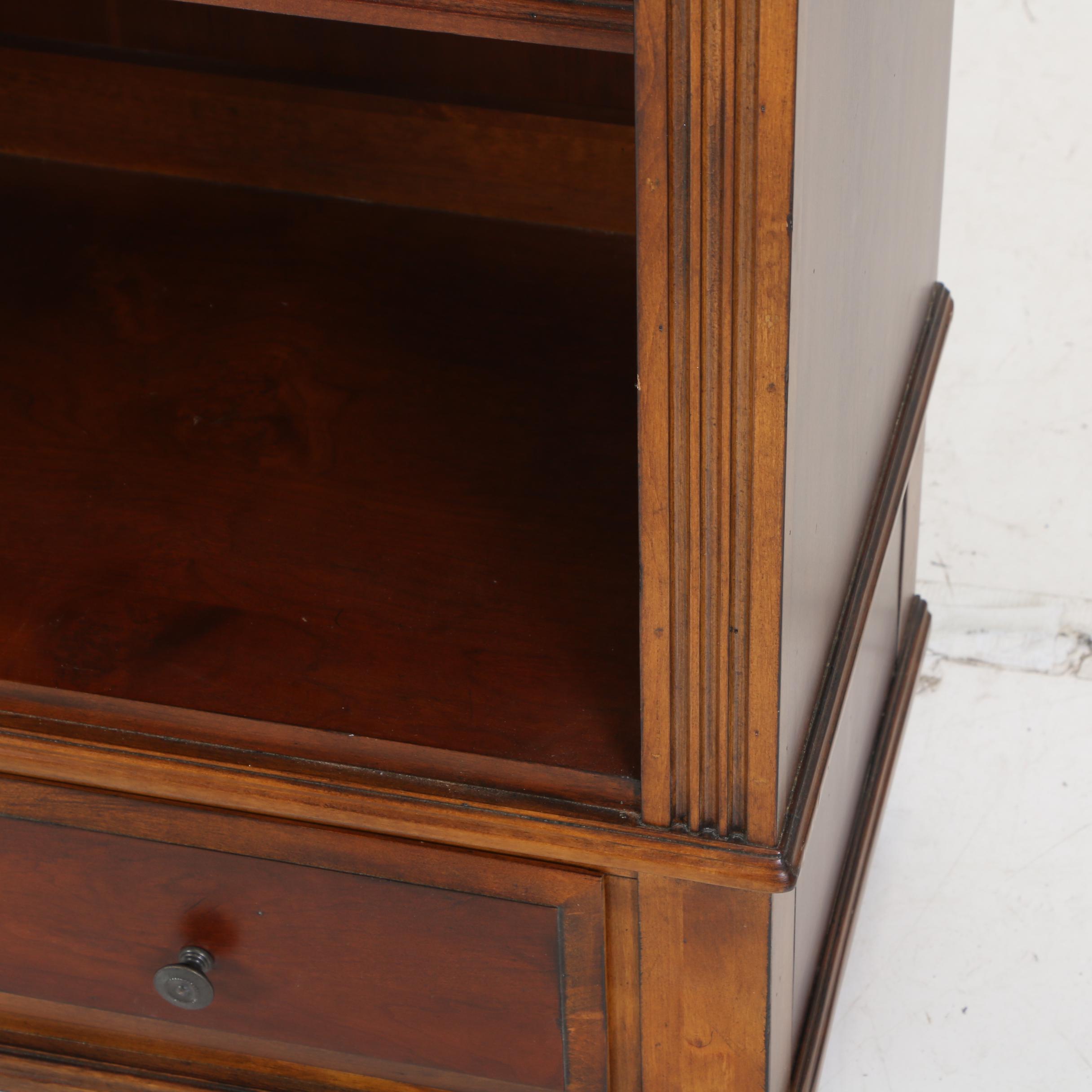 Ethan Allen Mahogany and Cherry "Ashton" Curio Cabinet