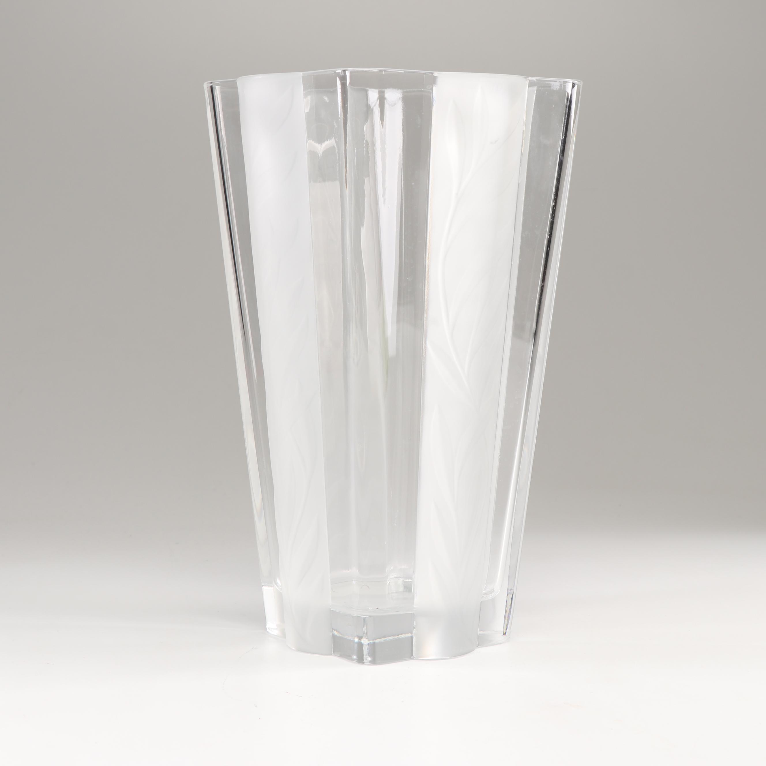 JG Durand Crystal Vase