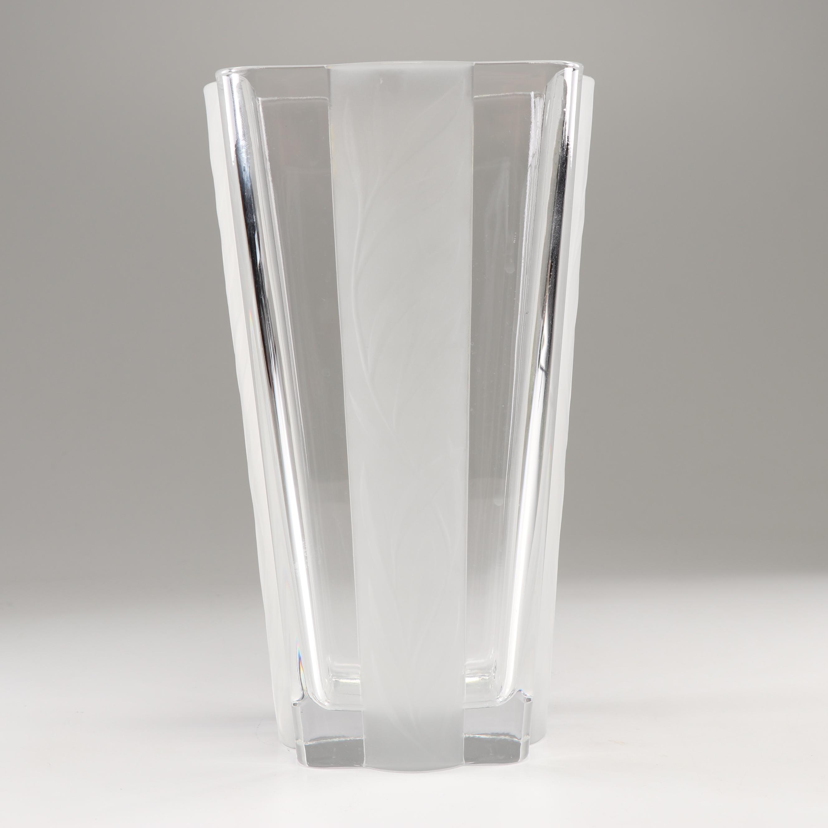 JG Durand Crystal Vase