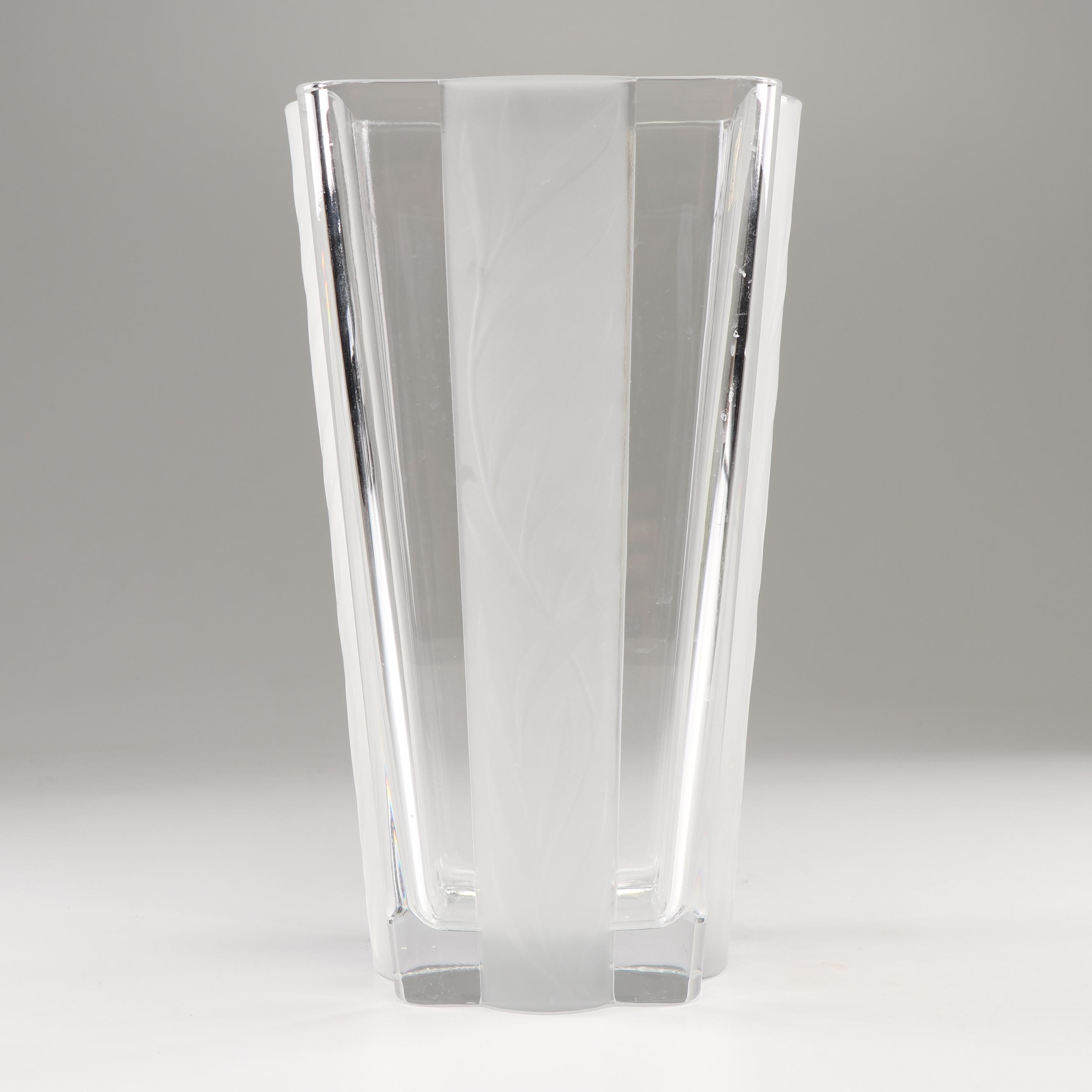 JG Durand Crystal Vase
