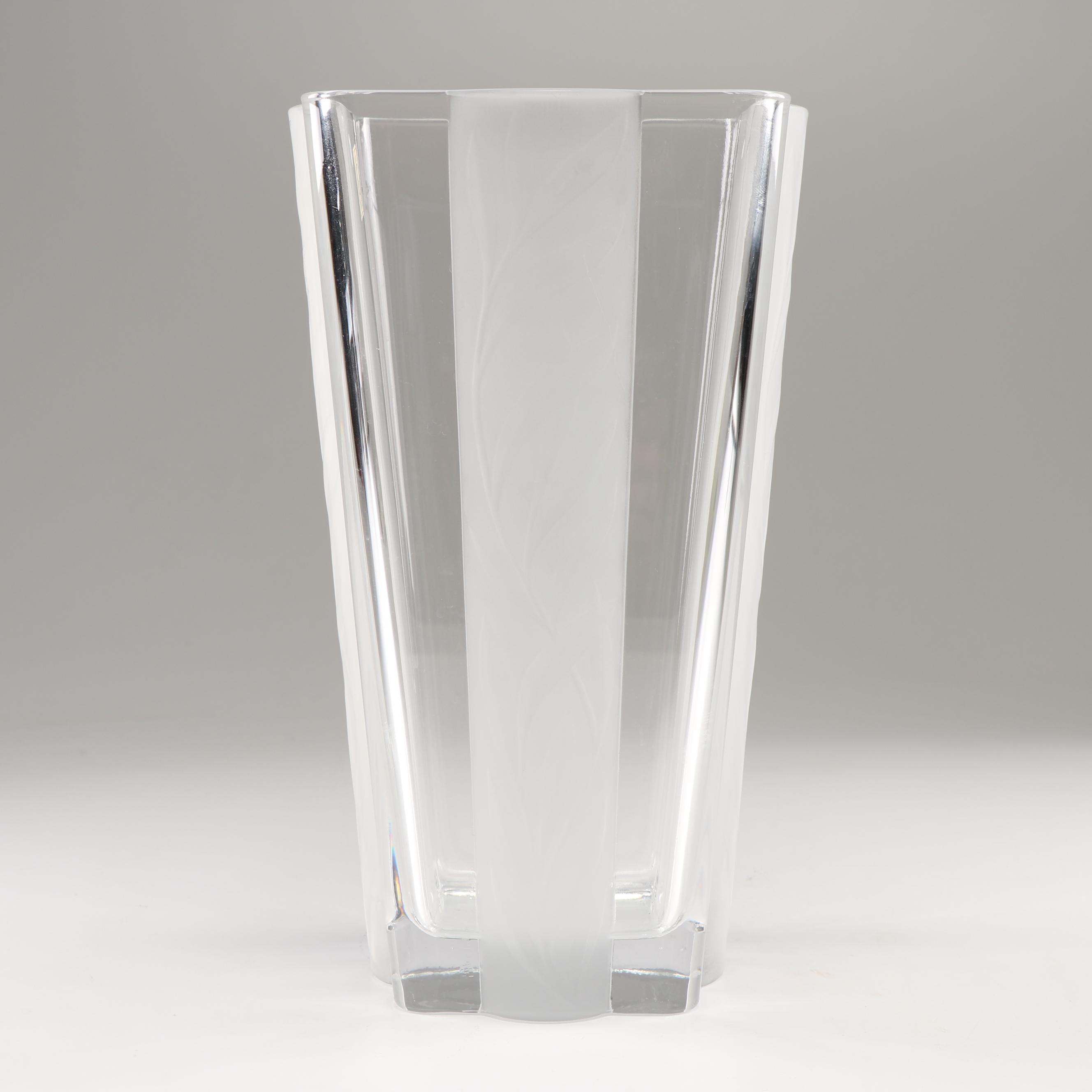 JG Durand Crystal Vase