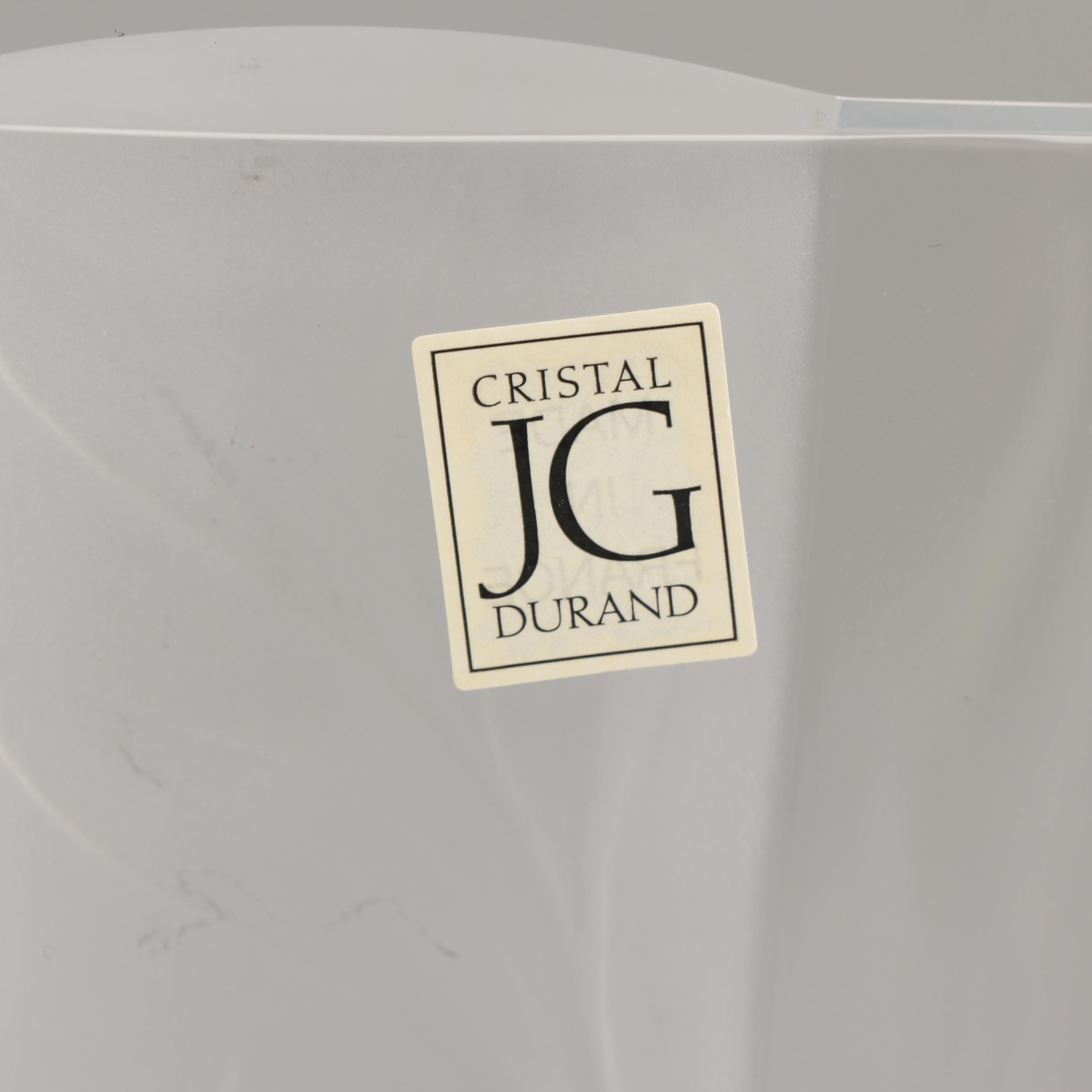 JG Durand Crystal Vase