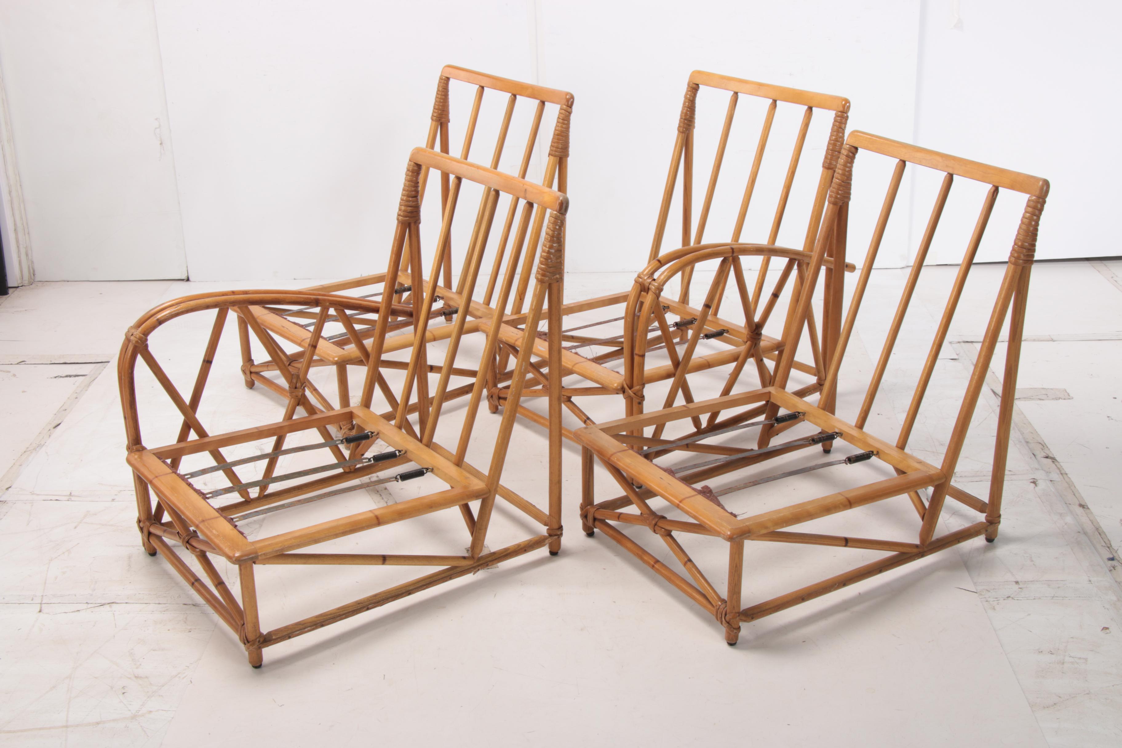 Heywood-Wakefield "Ashcraft" Modular Patio Sofa with Side Table, Mid-Century