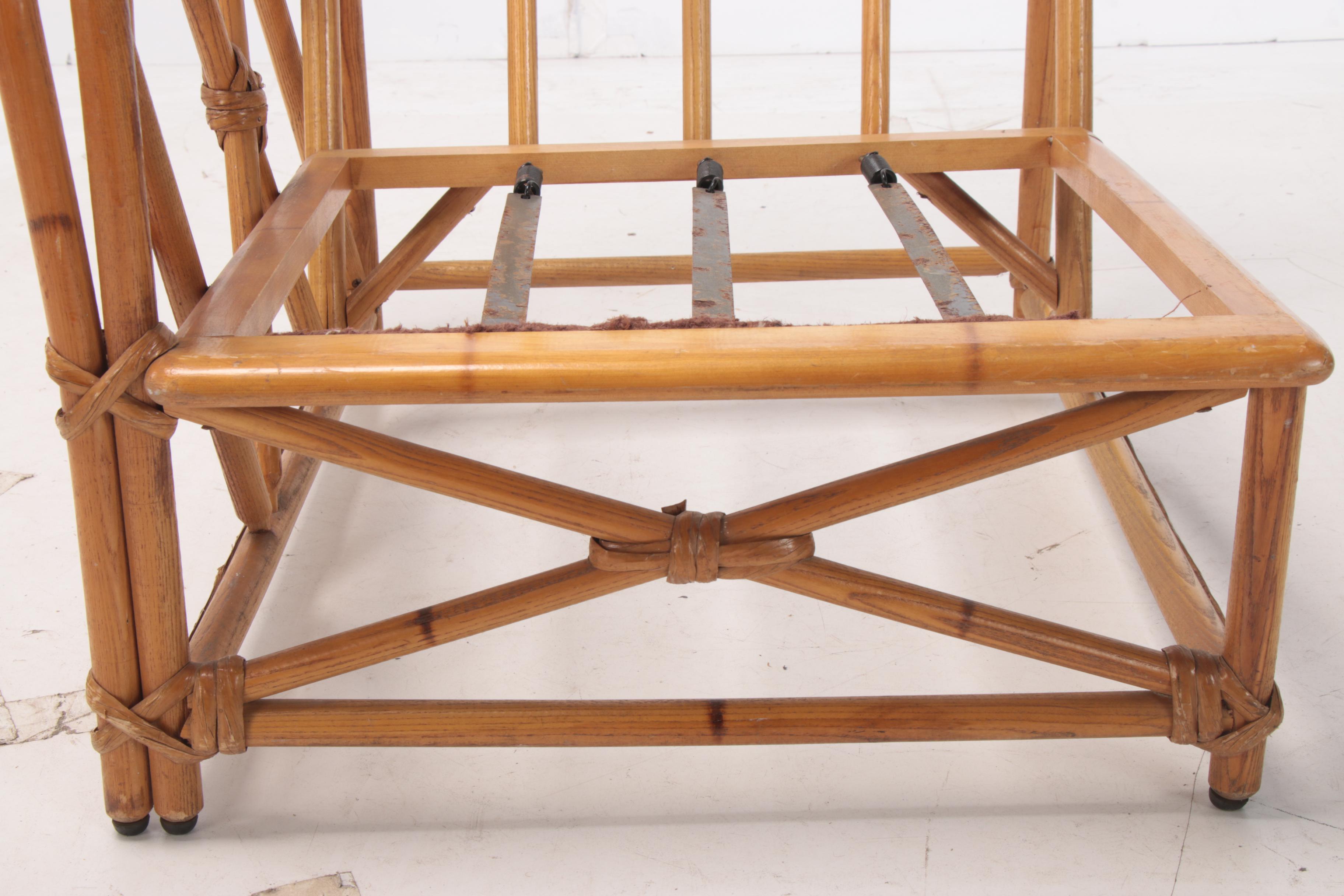 Heywood-Wakefield "Ashcraft" Modular Patio Sofa with Side Table, Mid-Century