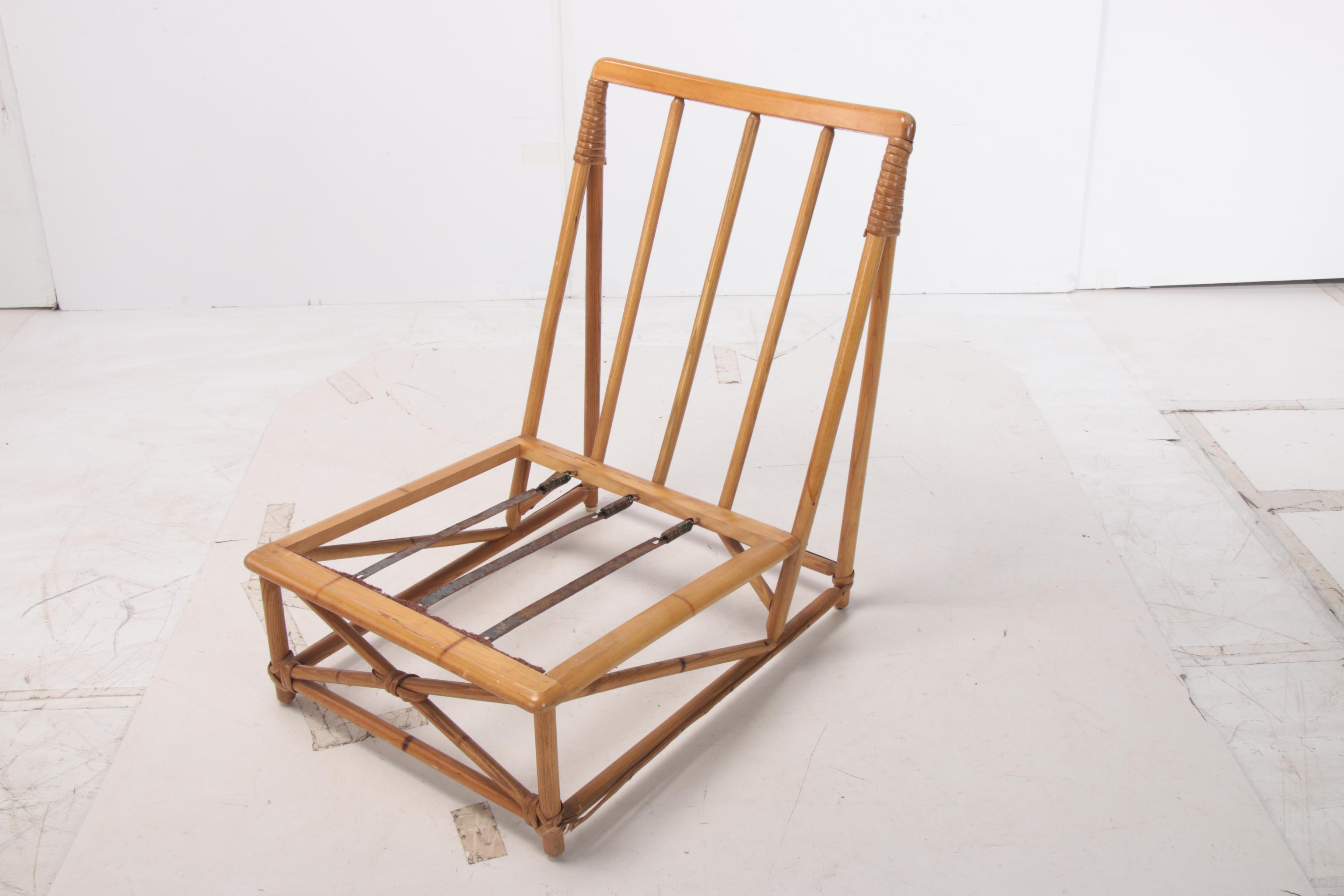 Heywood-Wakefield "Ashcraft" Modular Patio Sofa with Side Table, Mid-Century