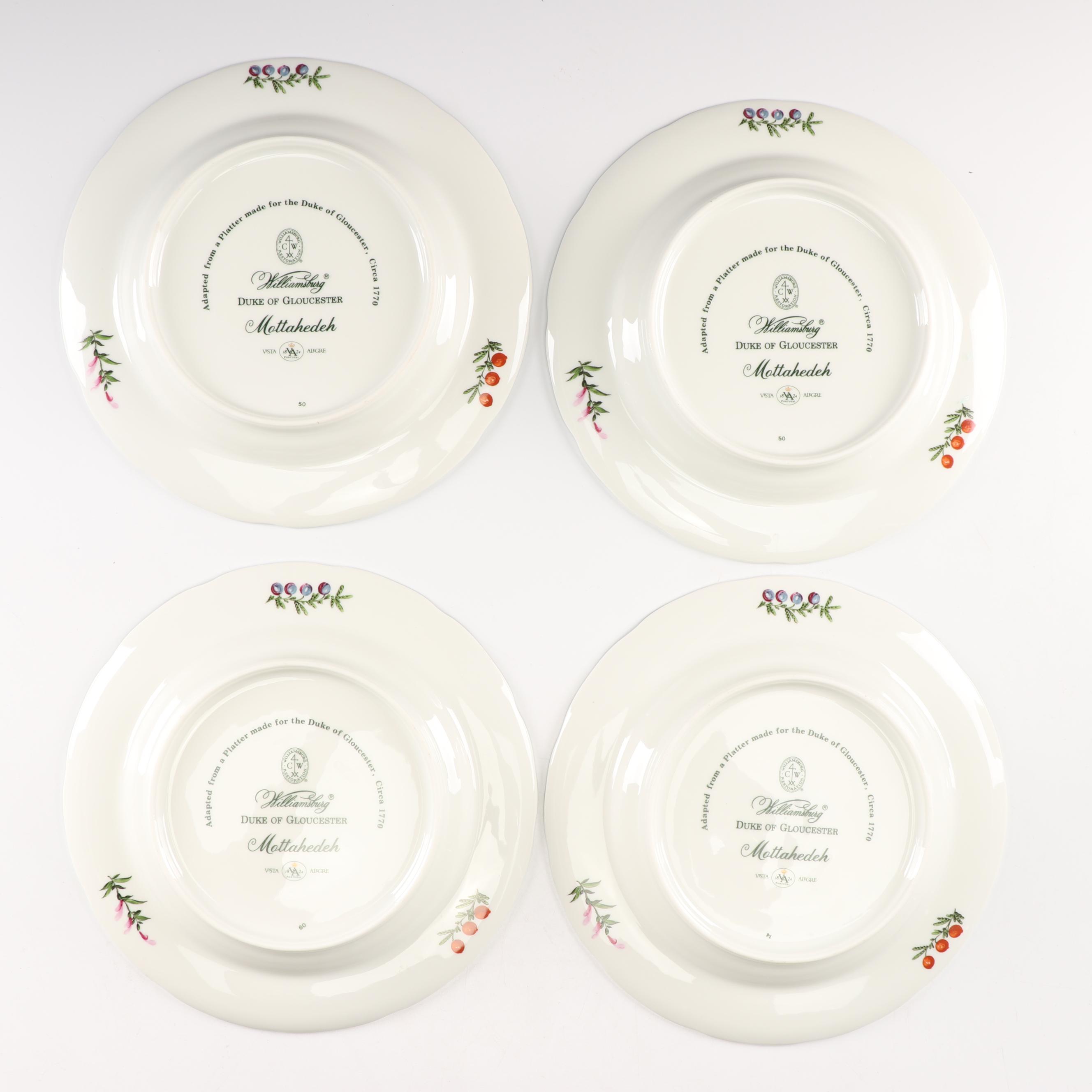 Mottahedeh "Williamsburg Duke of Gloucester" Dinnerware