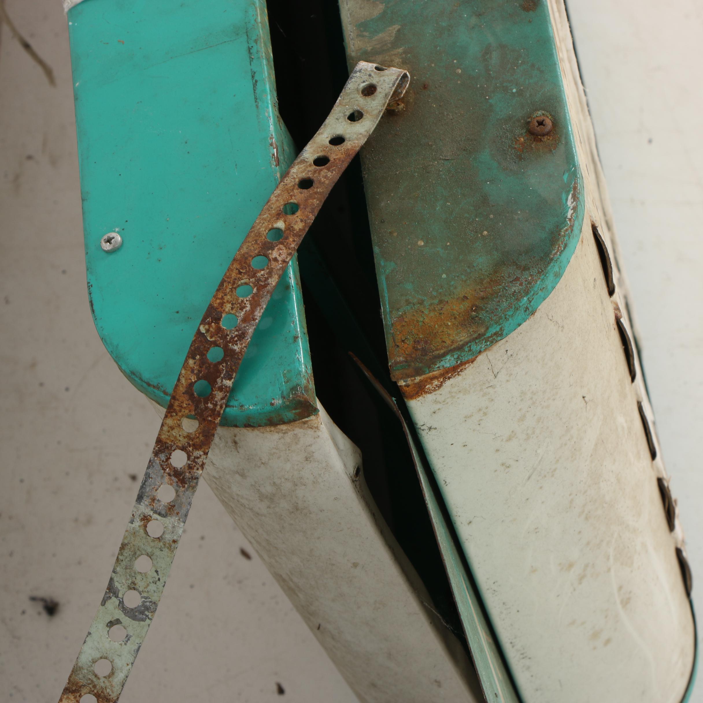 Metal Menu Board with Round Coca-Cola Sign