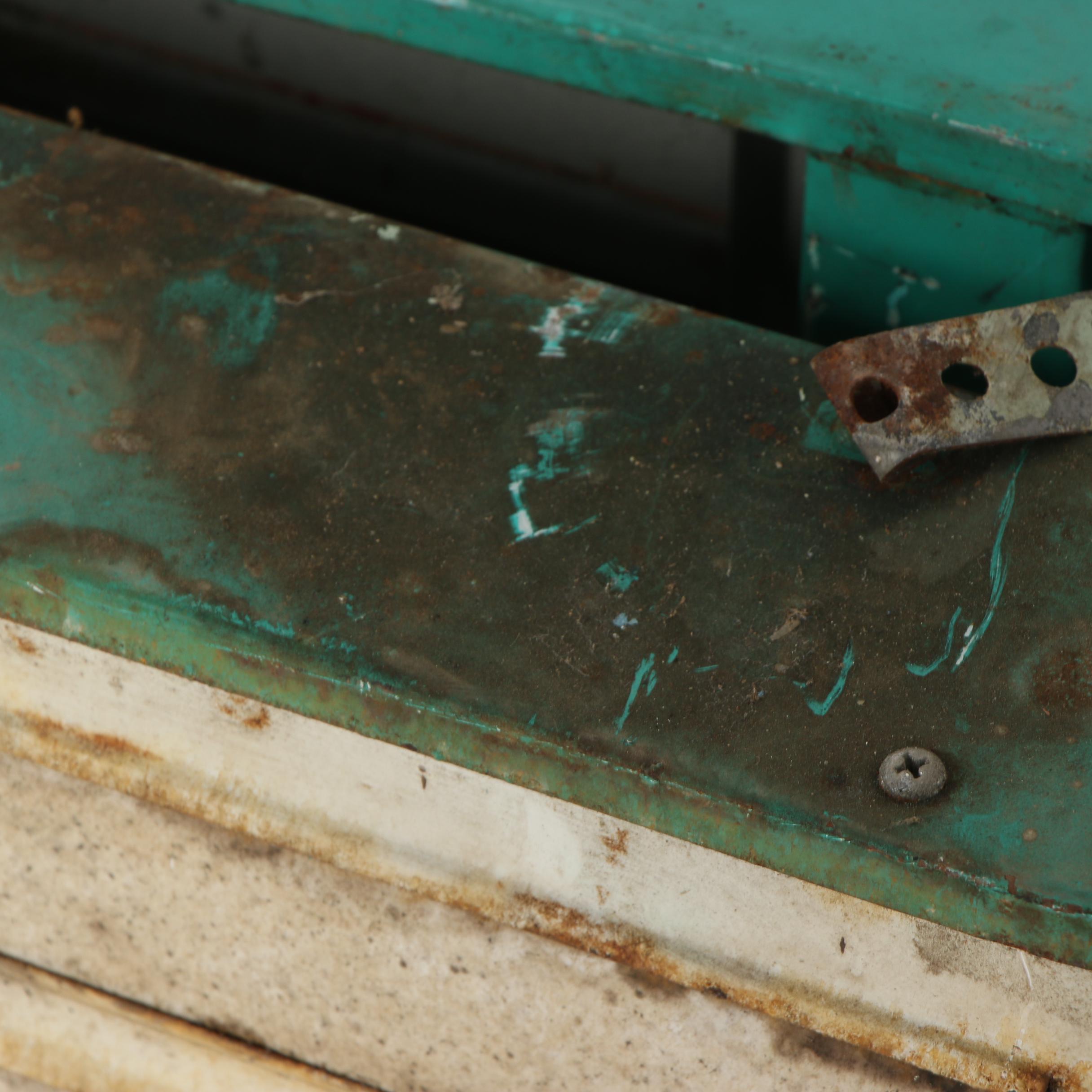 Metal Menu Board with Round Coca-Cola Sign