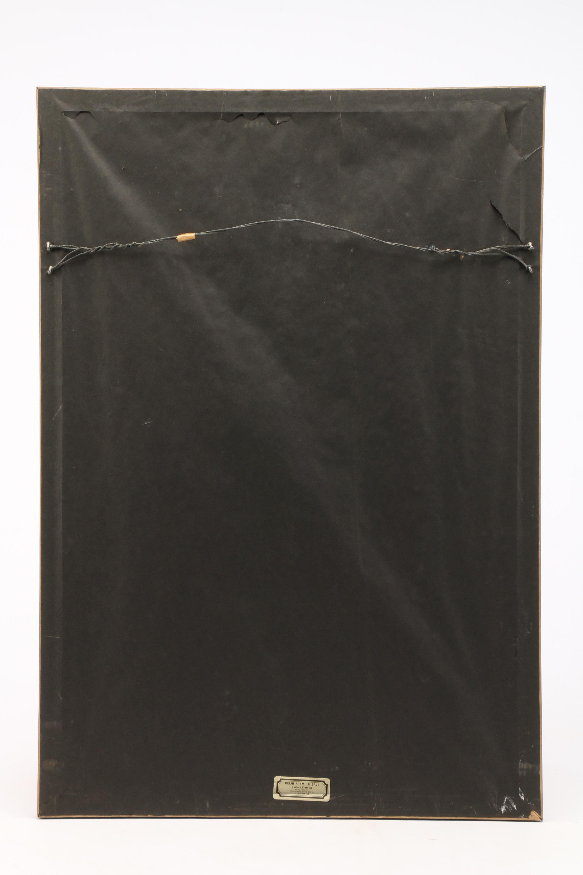 1979 Limited Edition Gold Foil Gallery Poster "Erté"