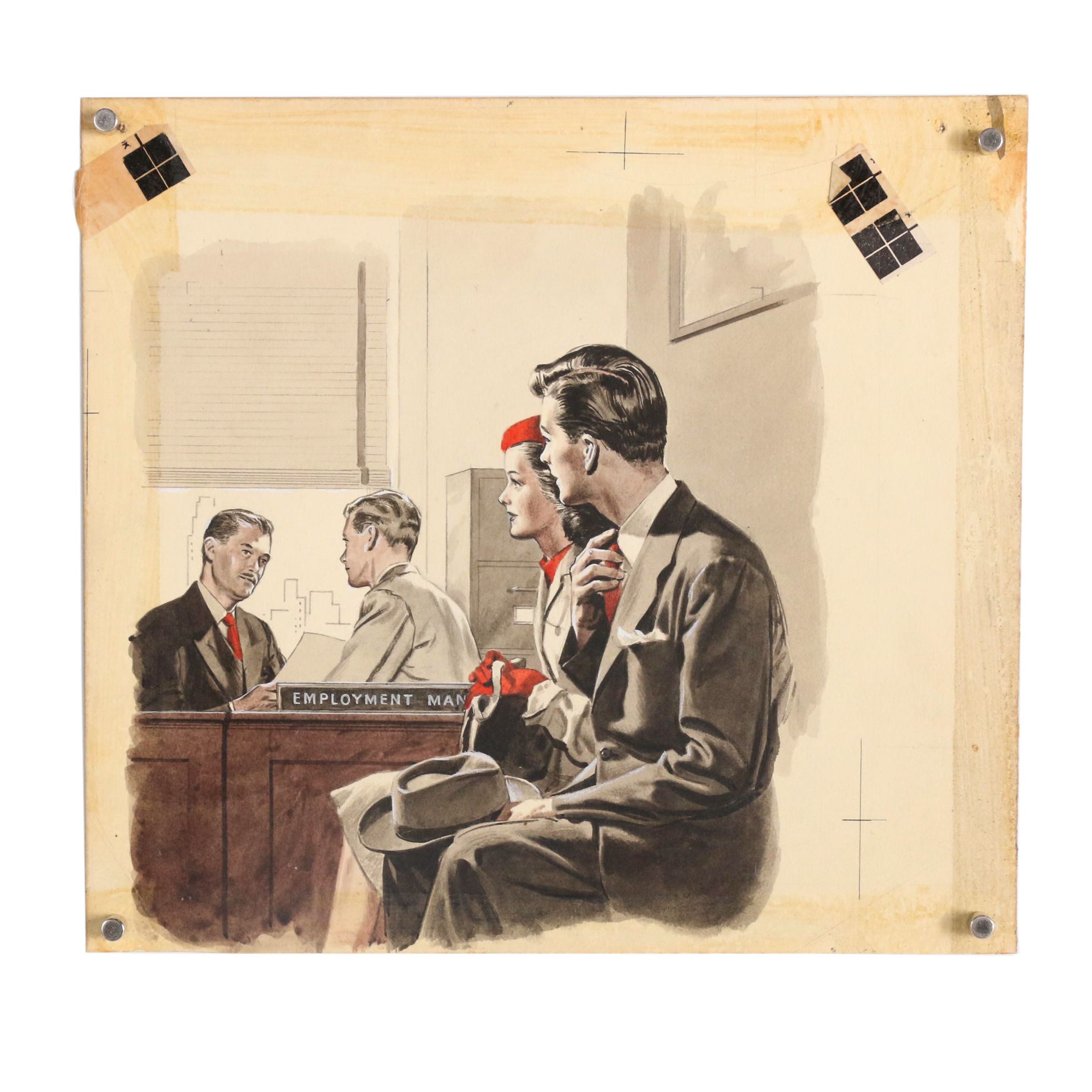 Richard F. Williams Watercolor Illustration