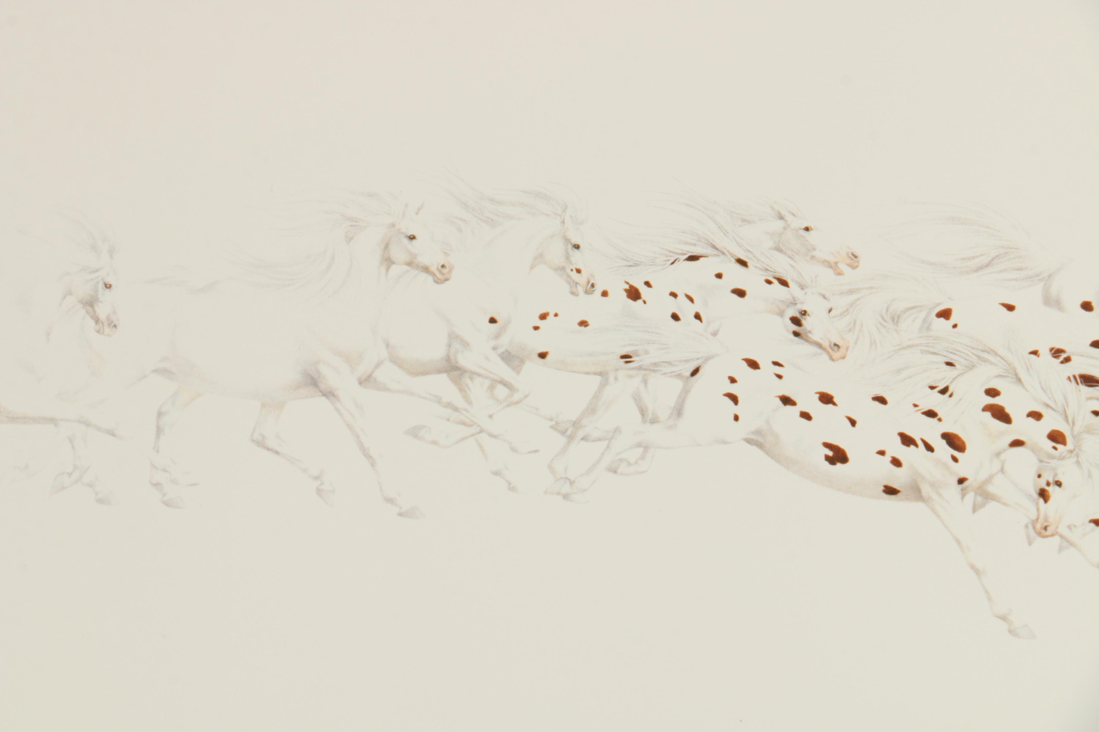 Bev Doolittle Limited Edition Offset Lithograph "When the Wind Had Wings"