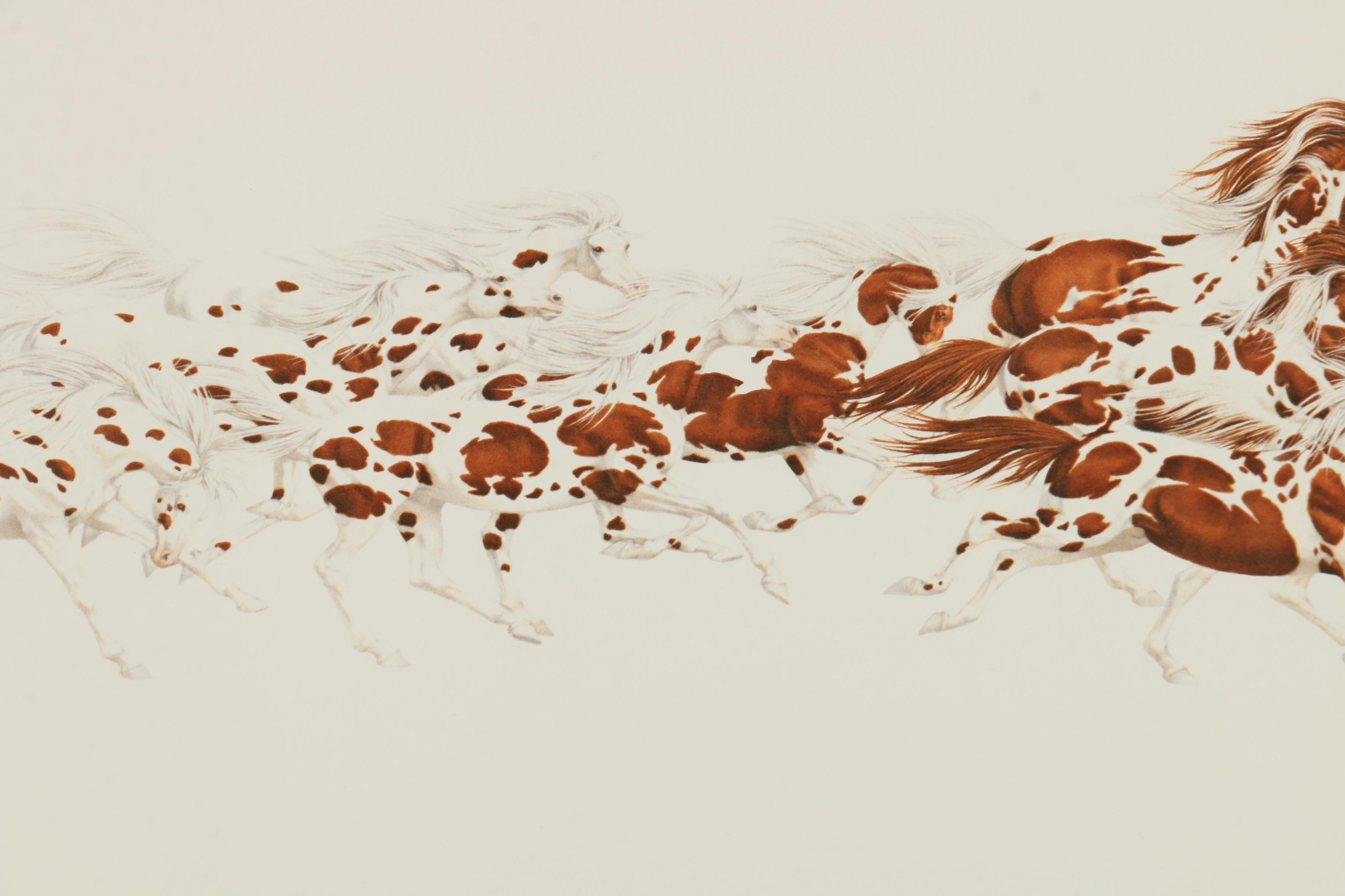 Bev Doolittle Limited Edition Offset Lithograph "When the Wind Had Wings"