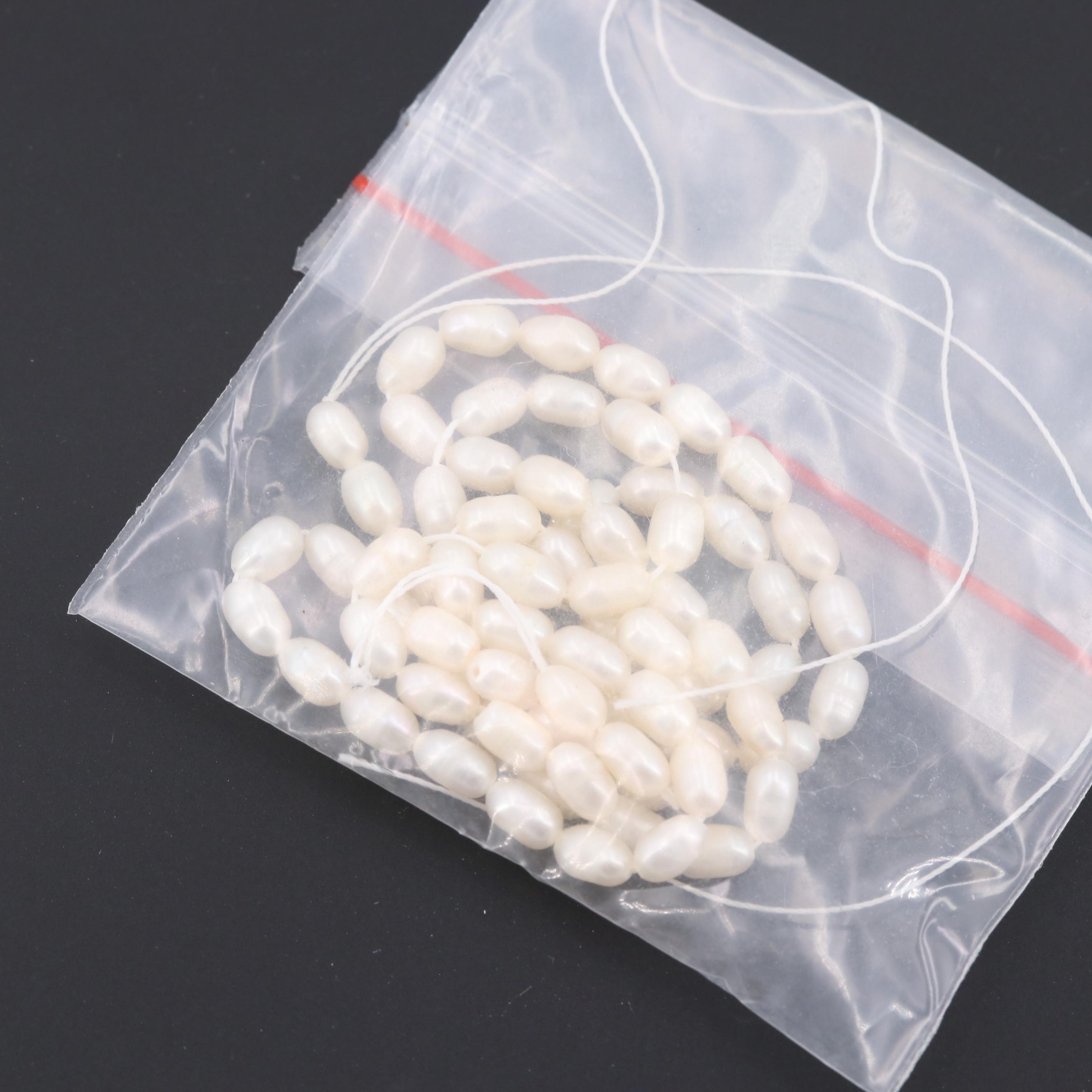 Assortment of Hanks and Loose Cultured Pearls