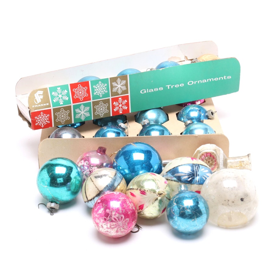 Vintage Glass Christmas Ornaments