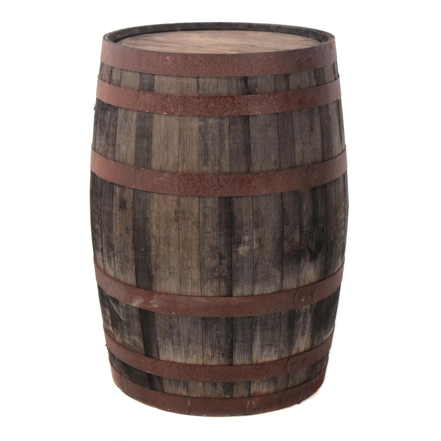 Oak Whiskey Barrel, 20th Century