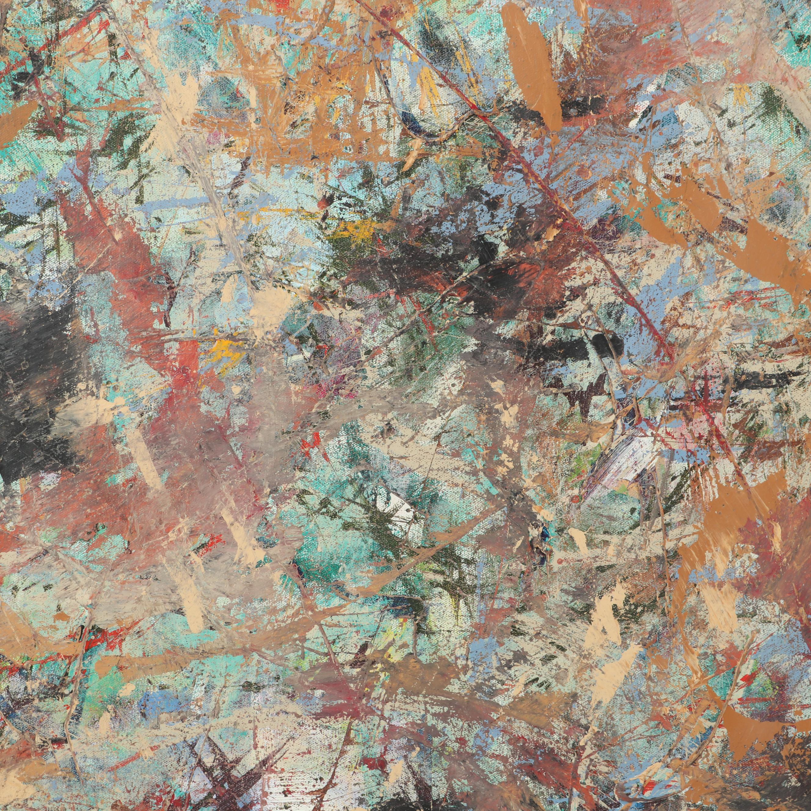 Acrylic Painting Attributed to Albert Rothschild