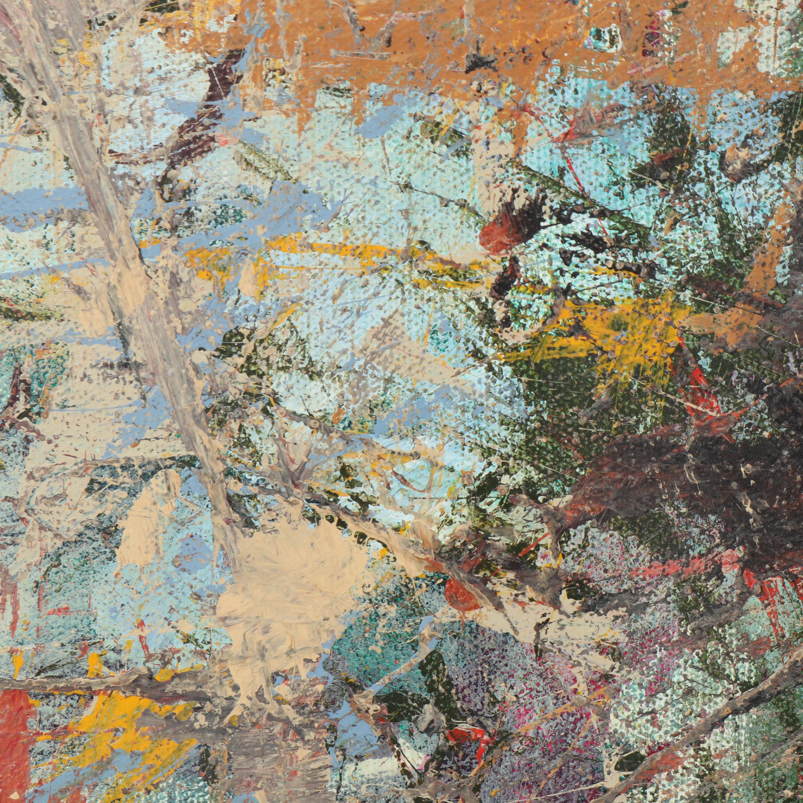 Acrylic Painting Attributed to Albert Rothschild