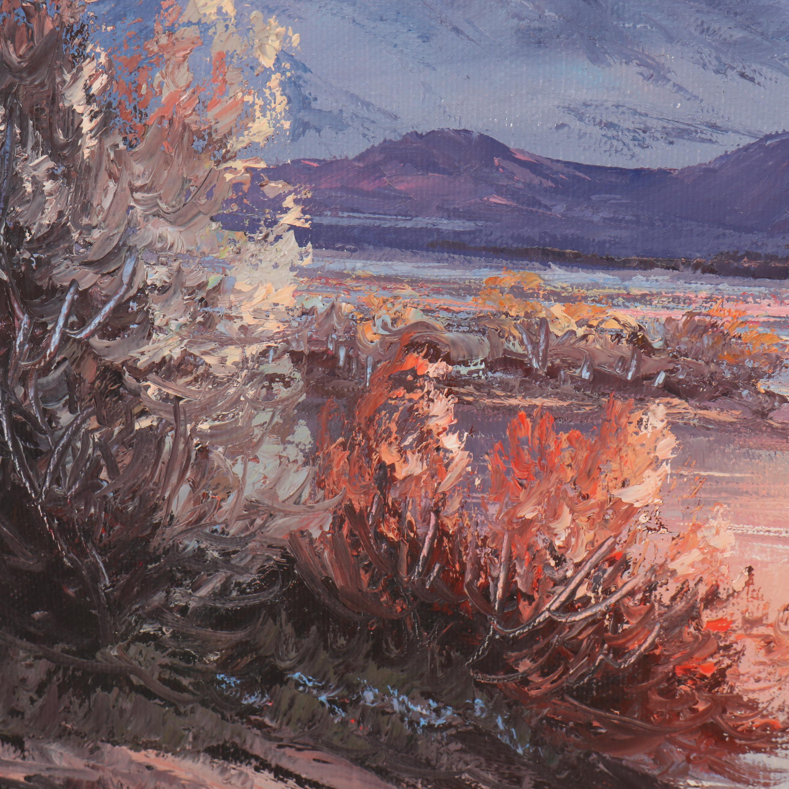 Carroll Forseth Mountain Landscape Oil Painting