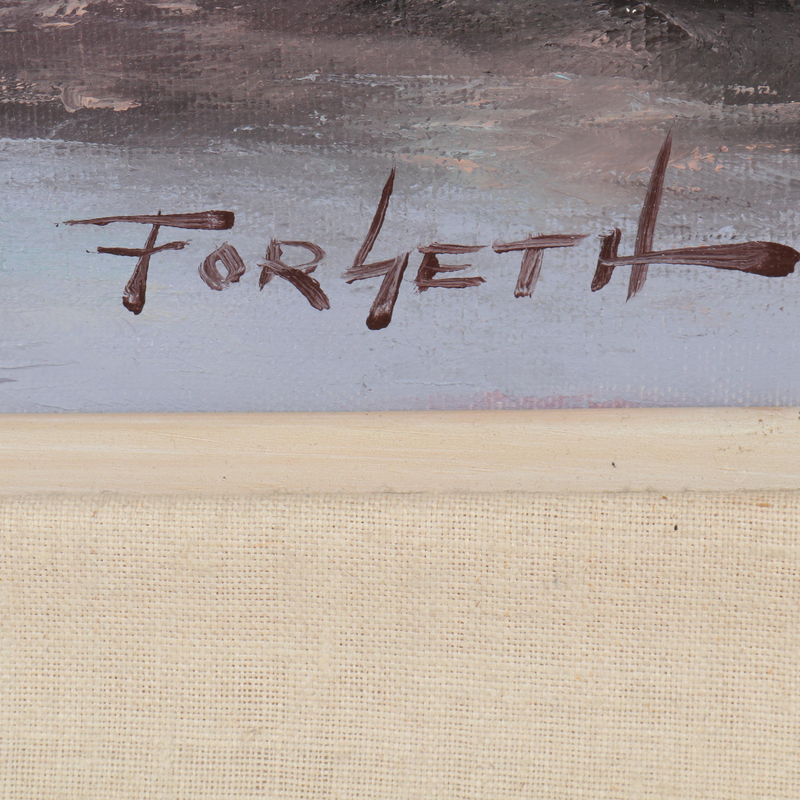 Carroll Forseth Mountain Landscape Oil Painting