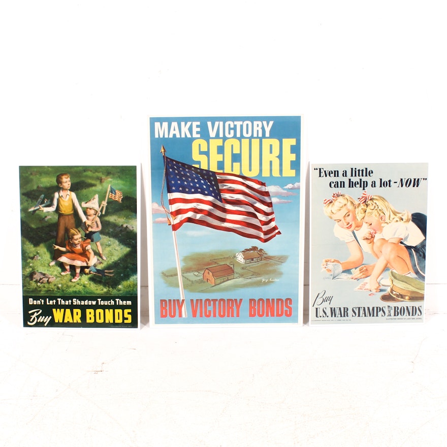 World War 2 War Bonds Posters