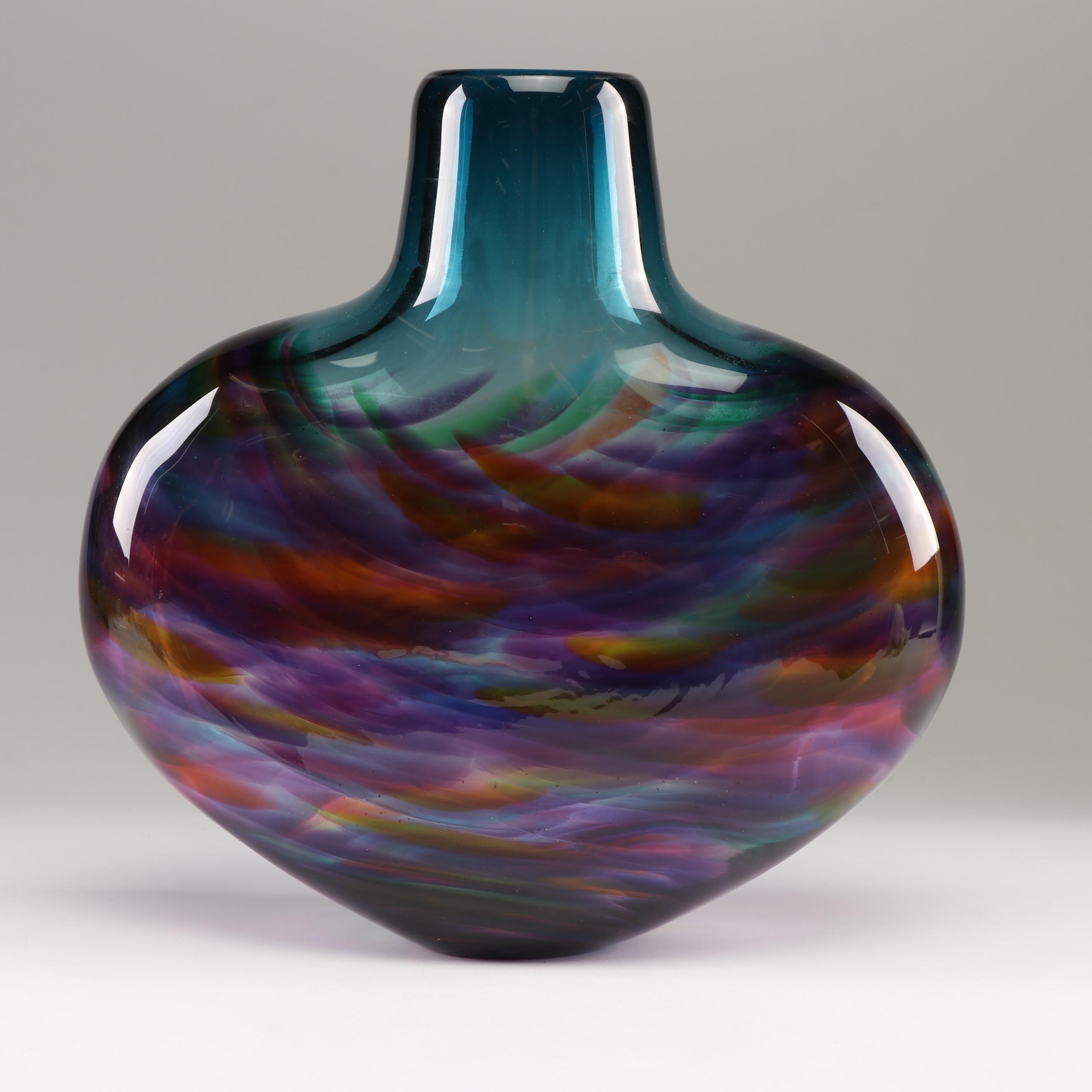 Blown Art Glass Vase, 2004