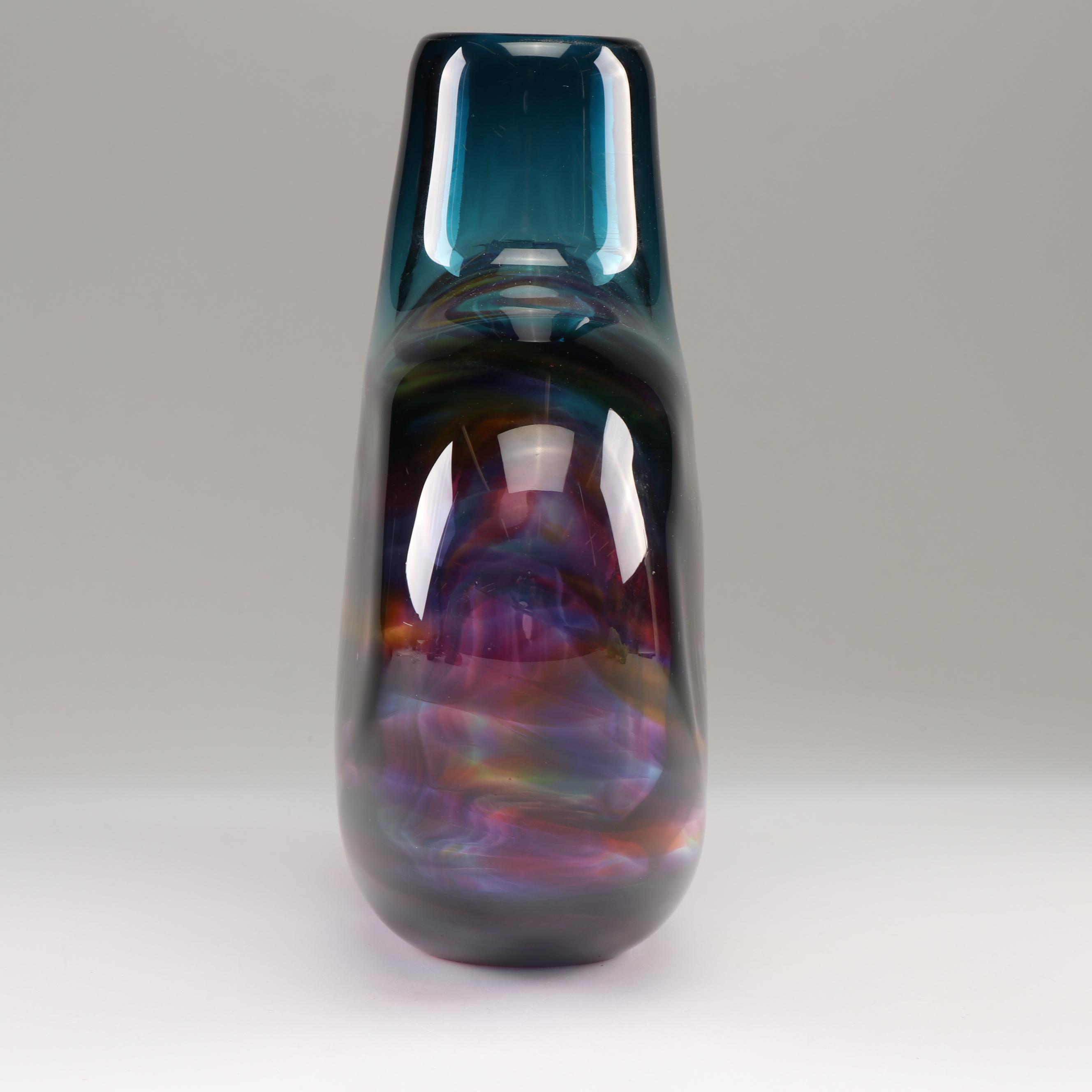 Blown Art Glass Vase, 2004
