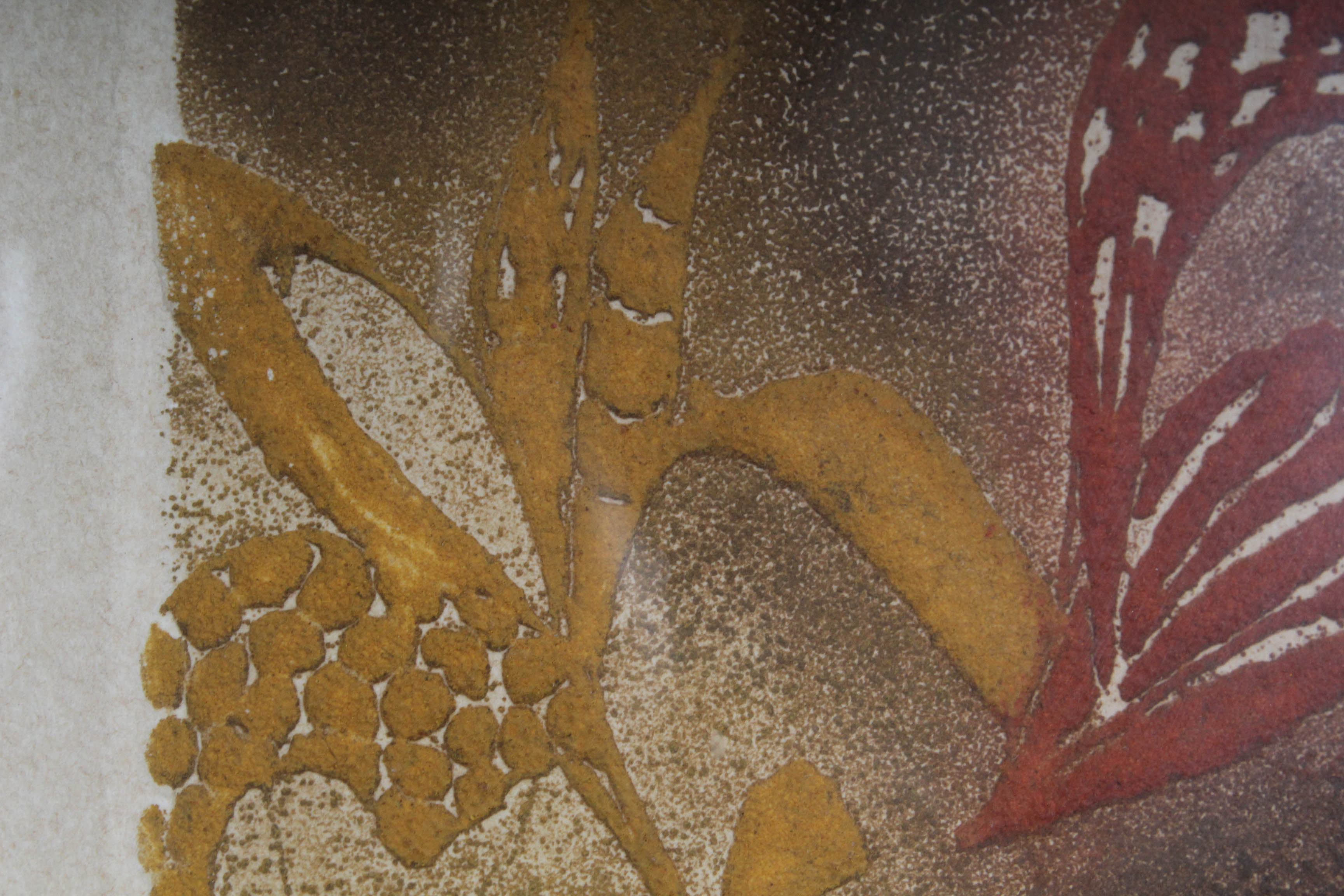 M. Walker Embossed Etching "October I"