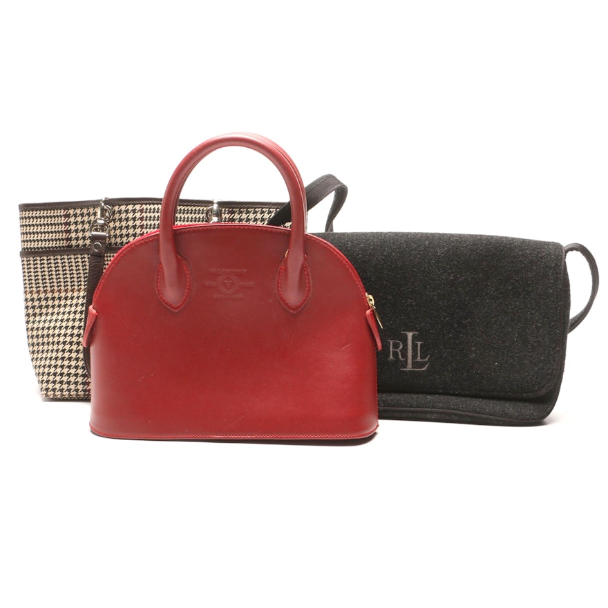 Lauren Ralph Lauren and Valentine Handbags