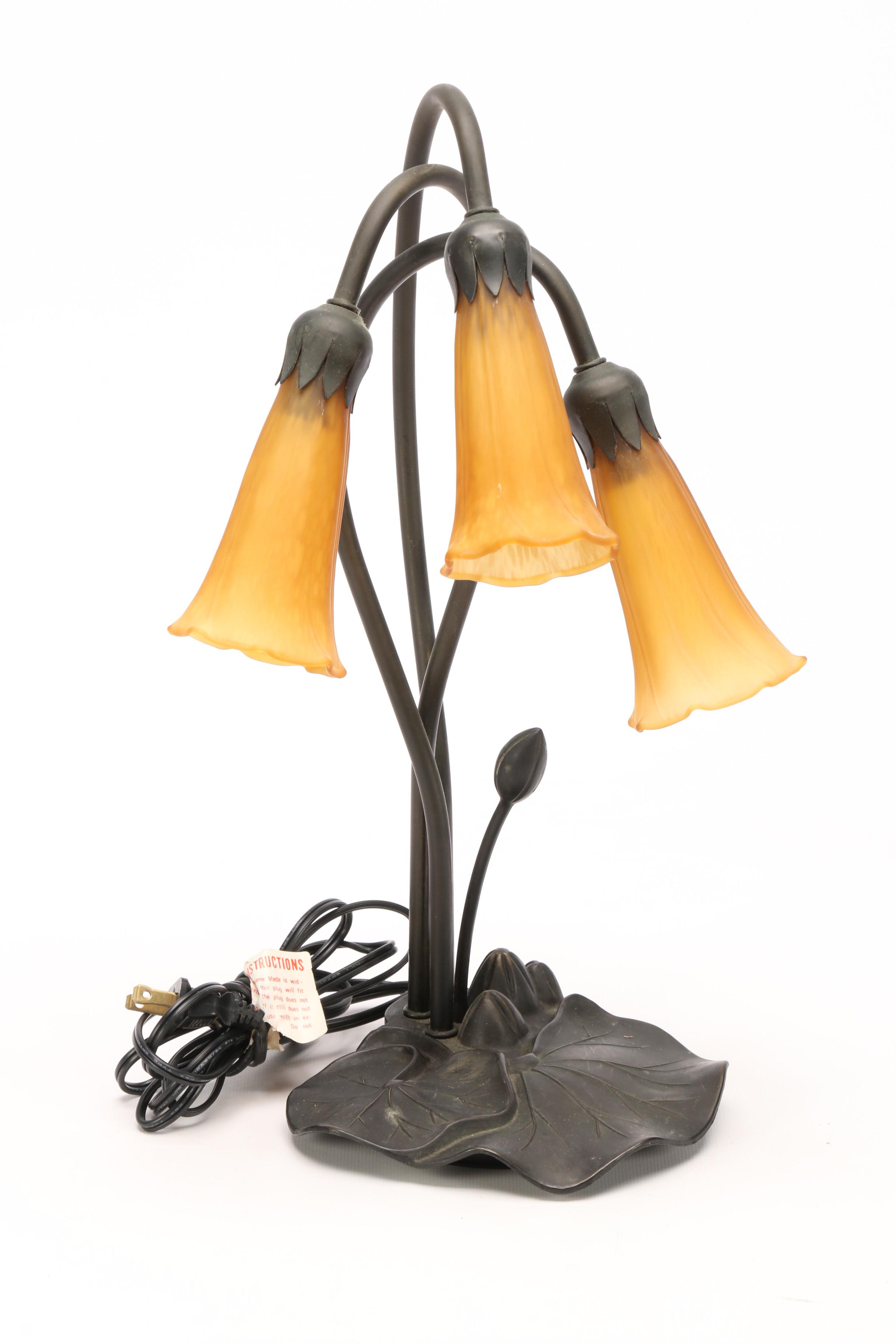 Contemporary Stained Glass Accent Lamps