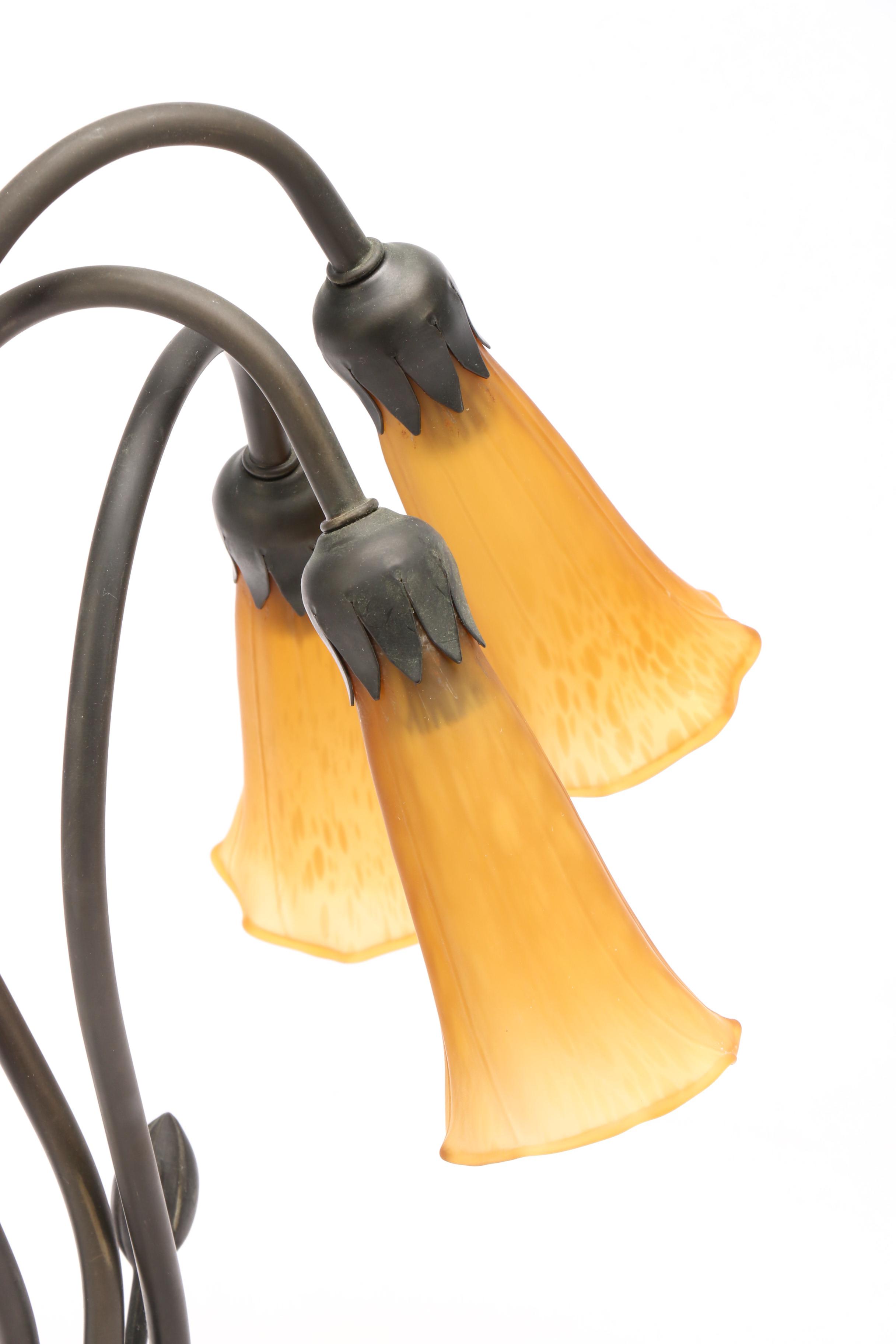 Contemporary Stained Glass Accent Lamps