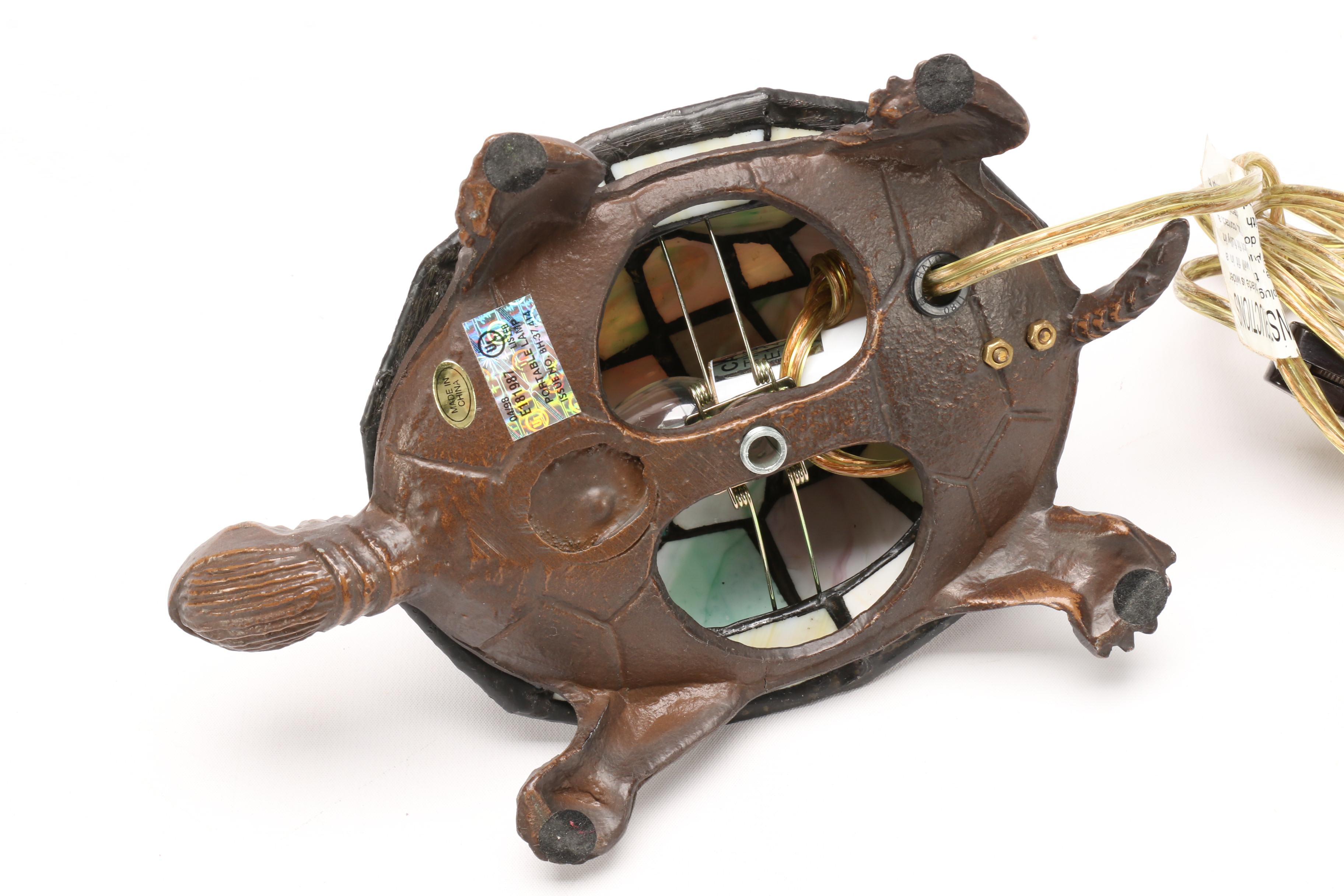 Contemporary Stained Glass Accent Lamps