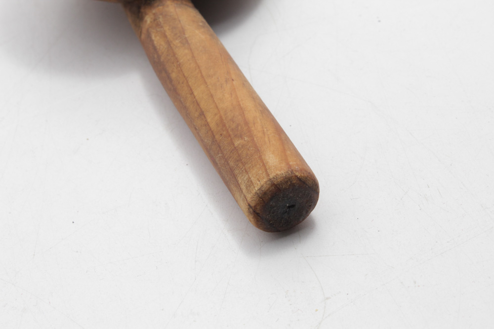 Antique Wooden Lollipop "Pin Wheel"  Butter Press