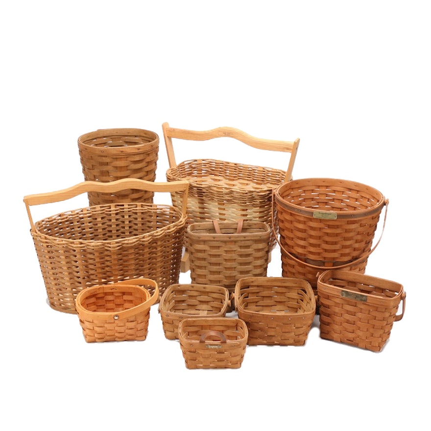 Woven Baskets including Longaberger