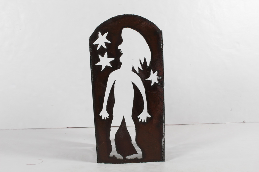 Chris Mohler Brutalist Metal Sculpture