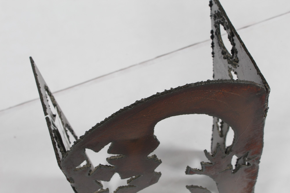 Chris Mohler Brutalist Metal Sculpture