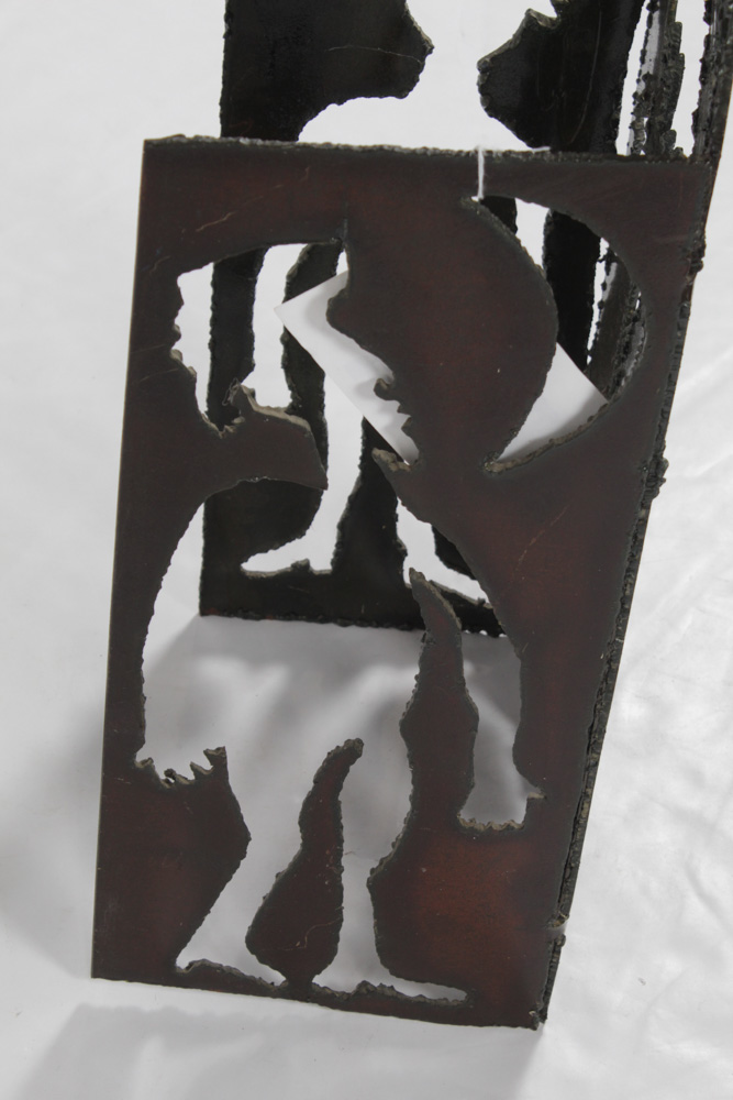 Chris Mohler Brutalist Metal Sculpture