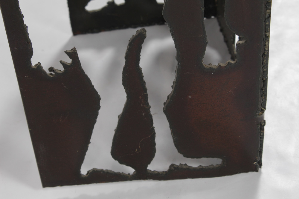 Chris Mohler Brutalist Metal Sculpture