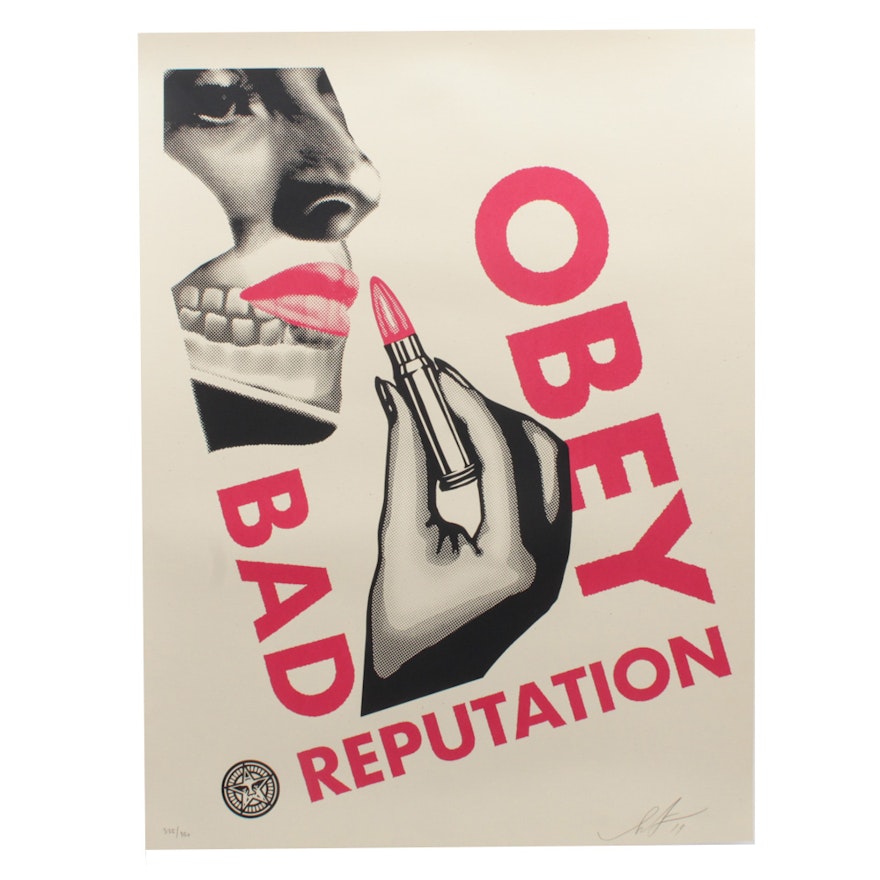 Shepard Fairey Serigraph "Obey, Bad Reputation"
