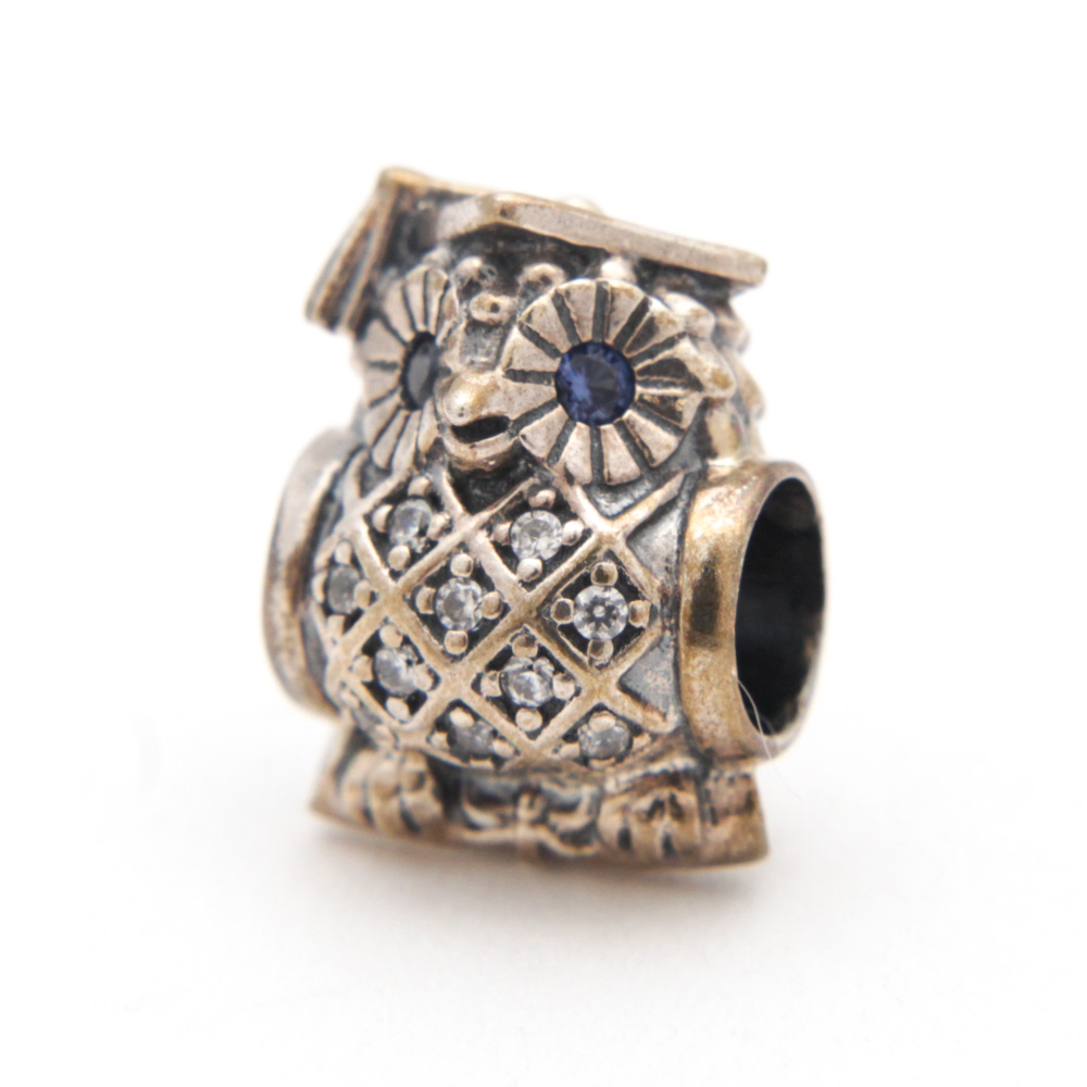 Pandora Sterling Silver Owl Graduate Charm