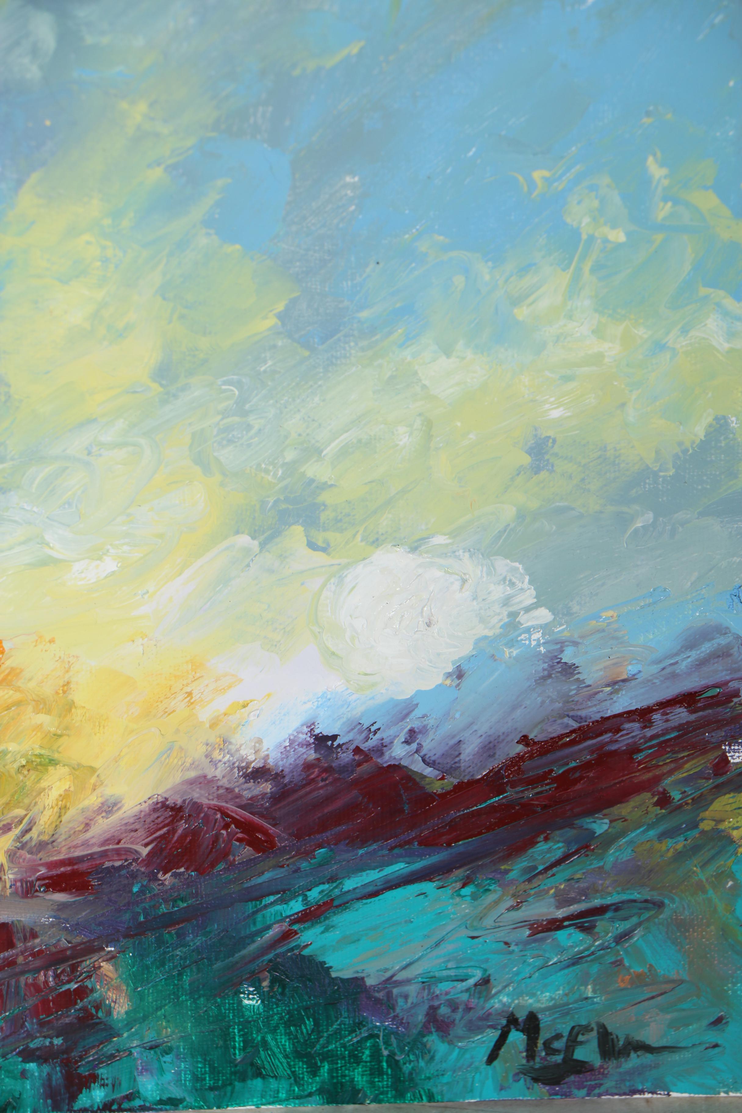 Claire McElveen Oil Painting "Hillside Dawn"