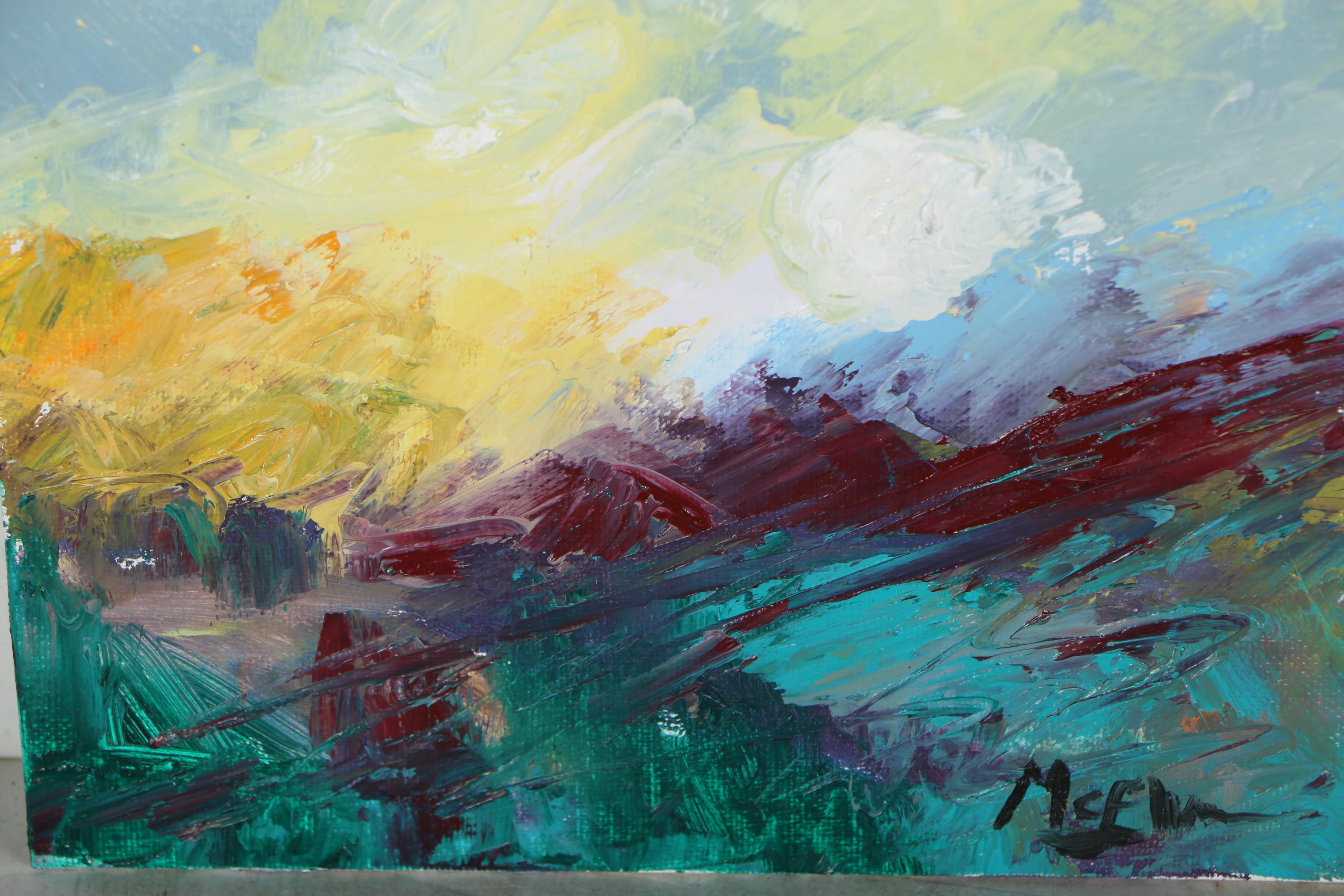 Claire McElveen Oil Painting "Hillside Dawn"