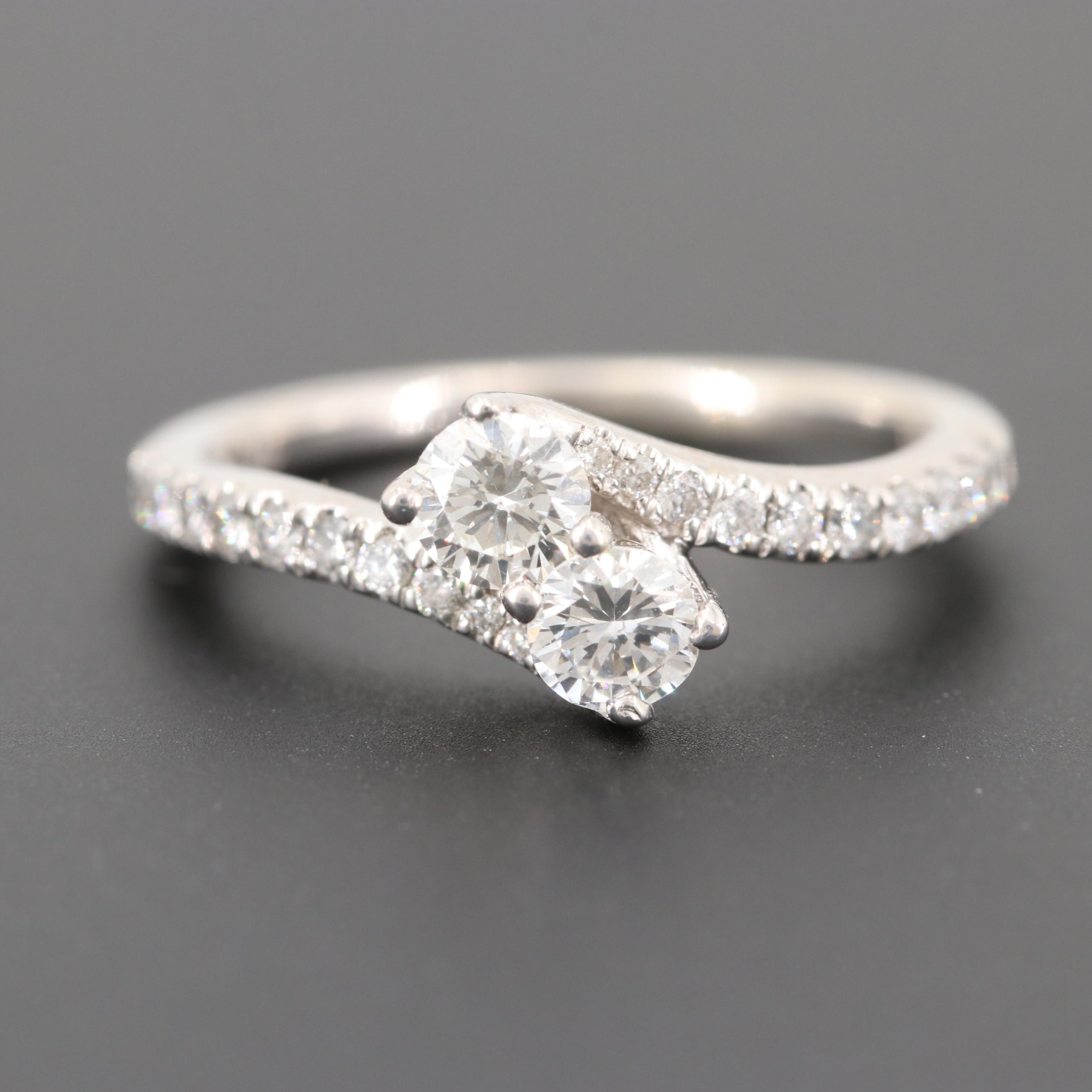 Zales "Ever Us" Collection 14K White Gold Diamond Ring