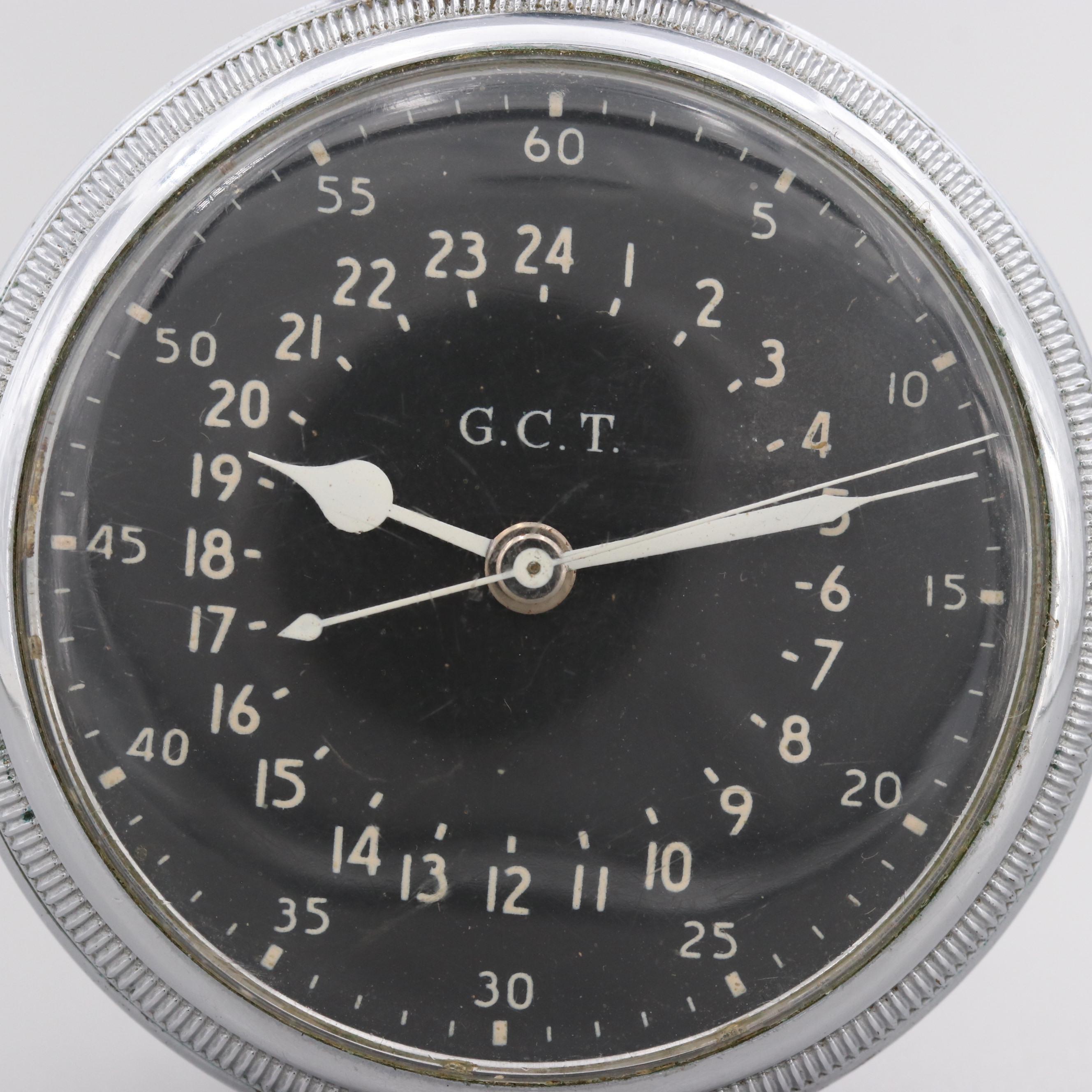 Hamilton WWII G.C.T. 24 Hour Military Pocket Watch, 1941