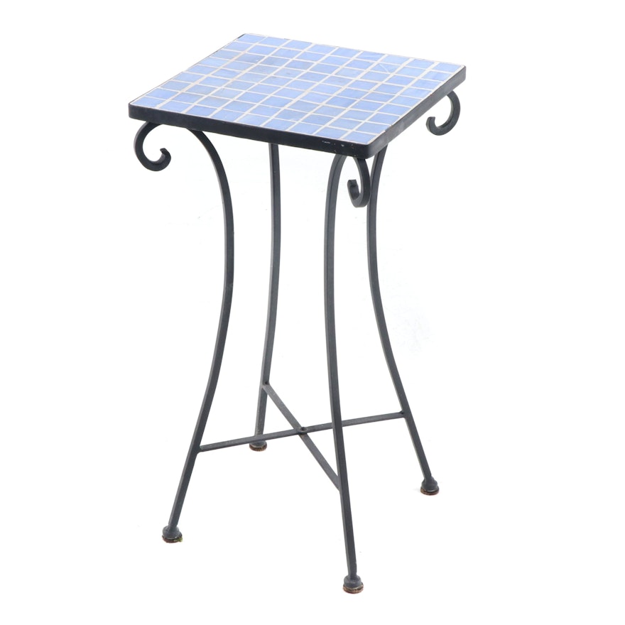 Metal Mosaic Accent Table